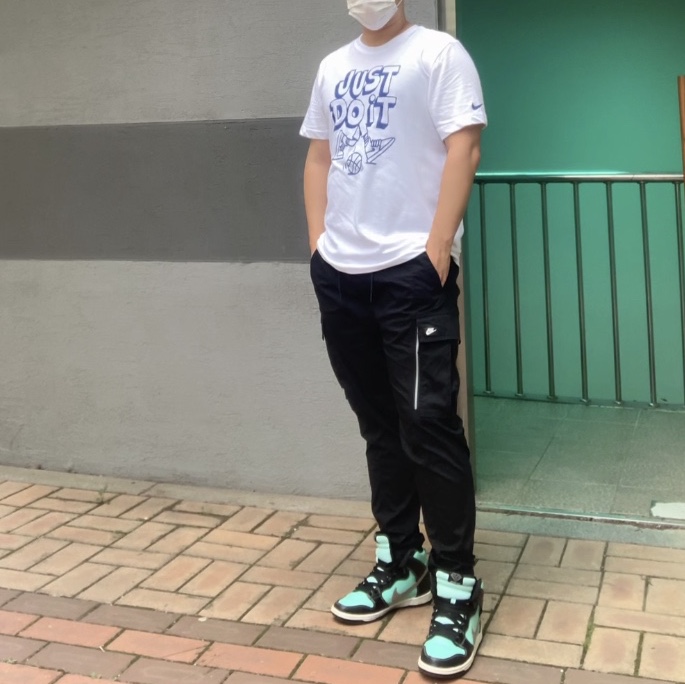 Nike x Diamond Supply Co. SB Dunk High Tiffany 착용 스타일