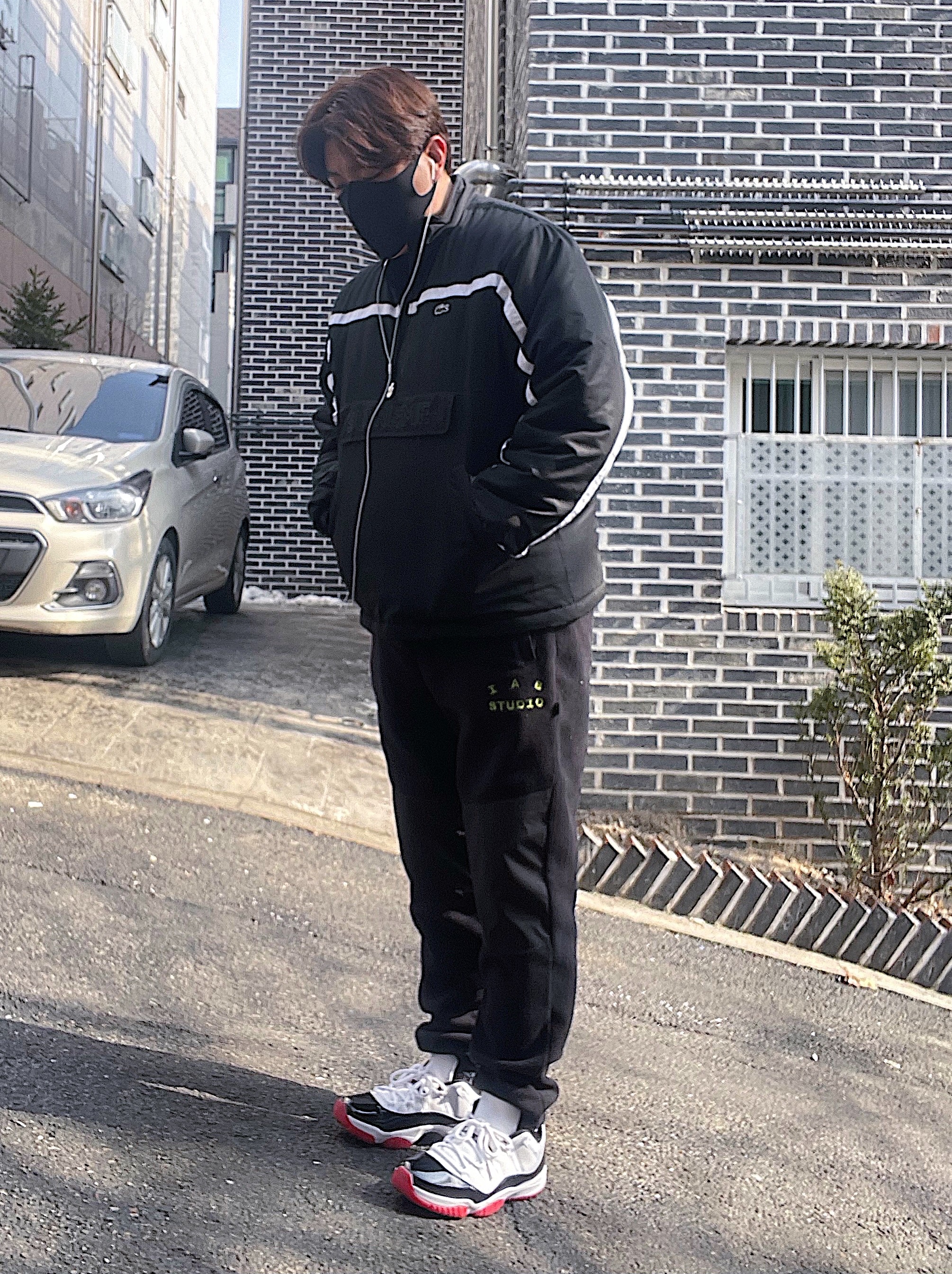 Jordan 11 Retro Low Concord Bred 착용 스타일