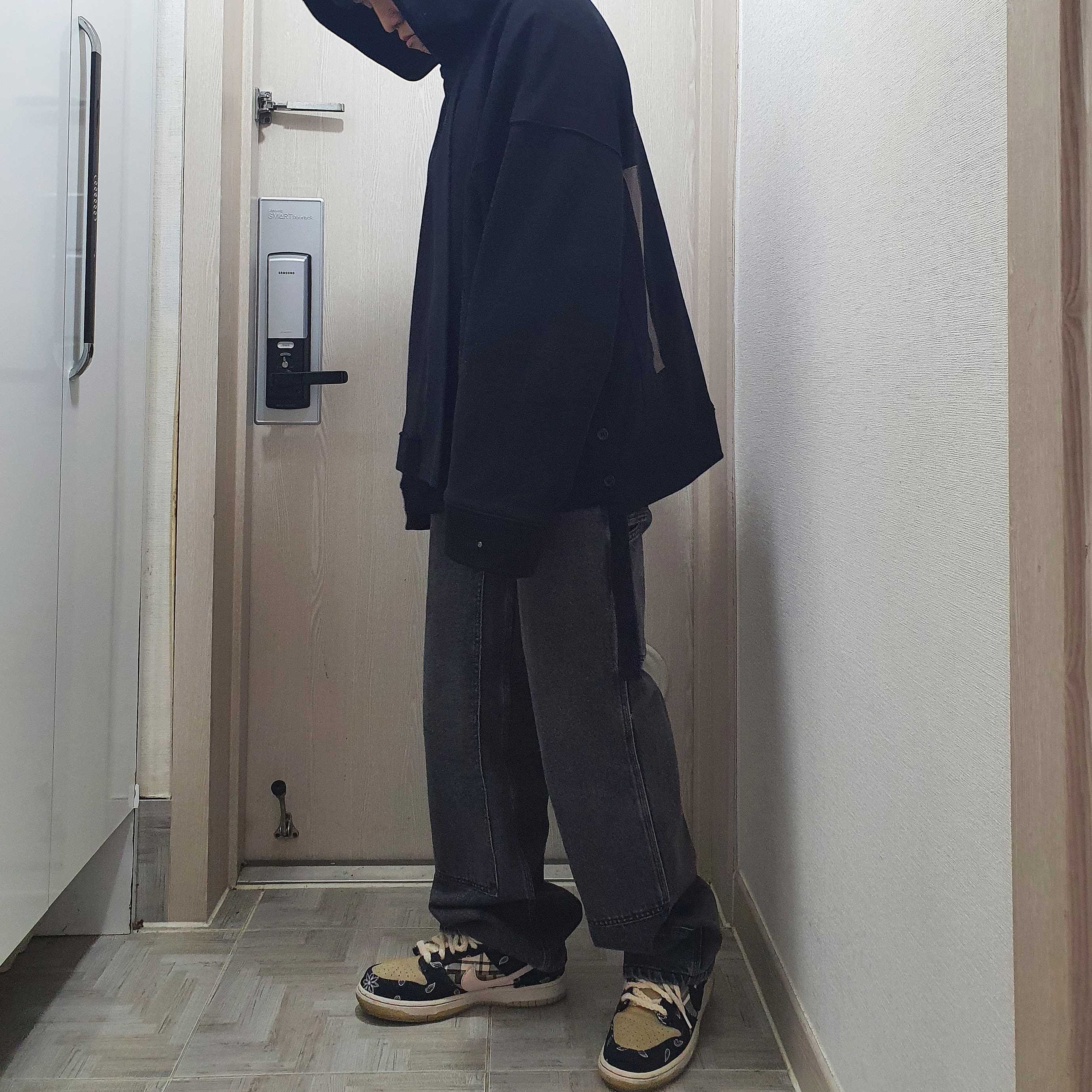 Nike x Travis Scott SB Dunk Low 착용 스타일