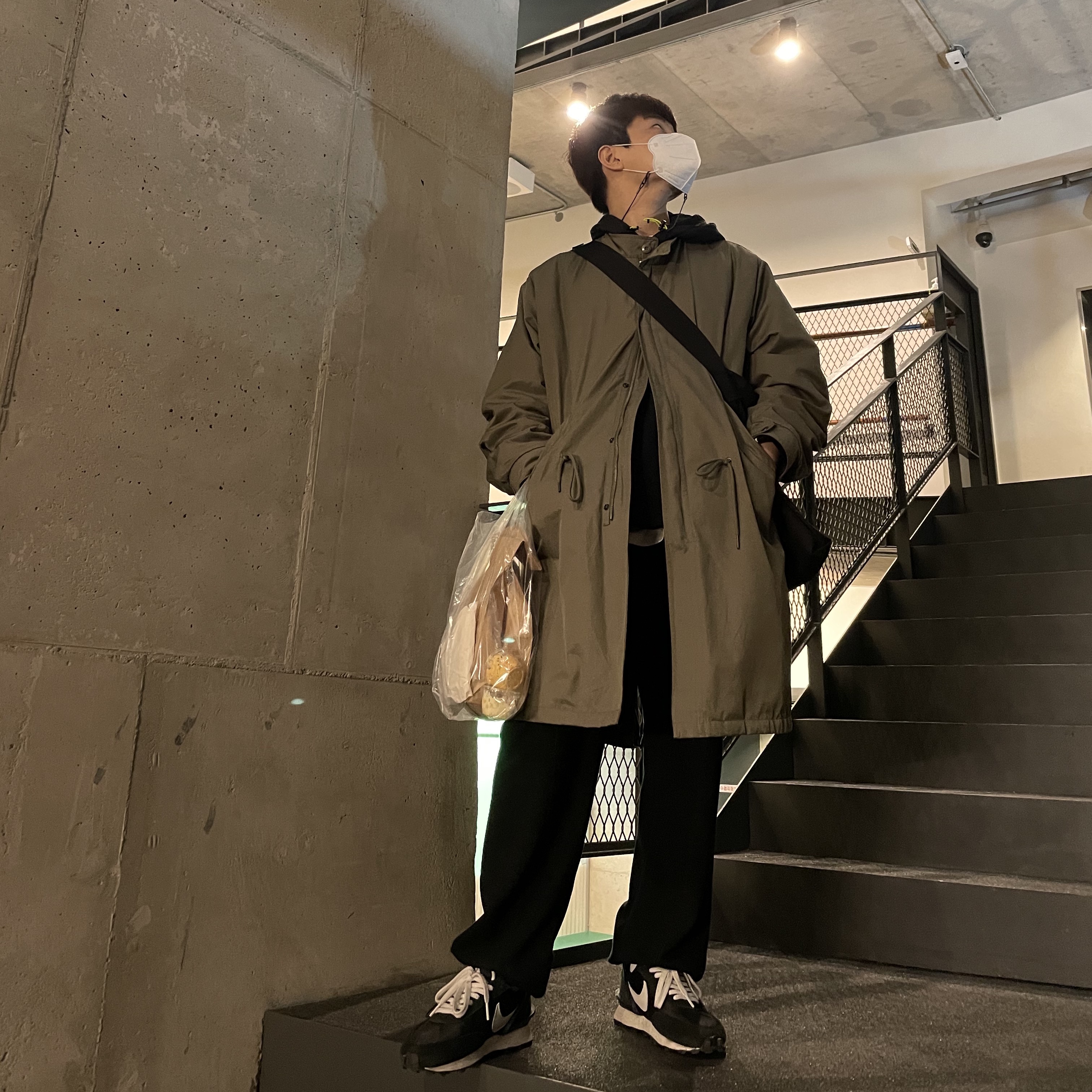 Nike x Undercover Daybreak Black 착용 스타일