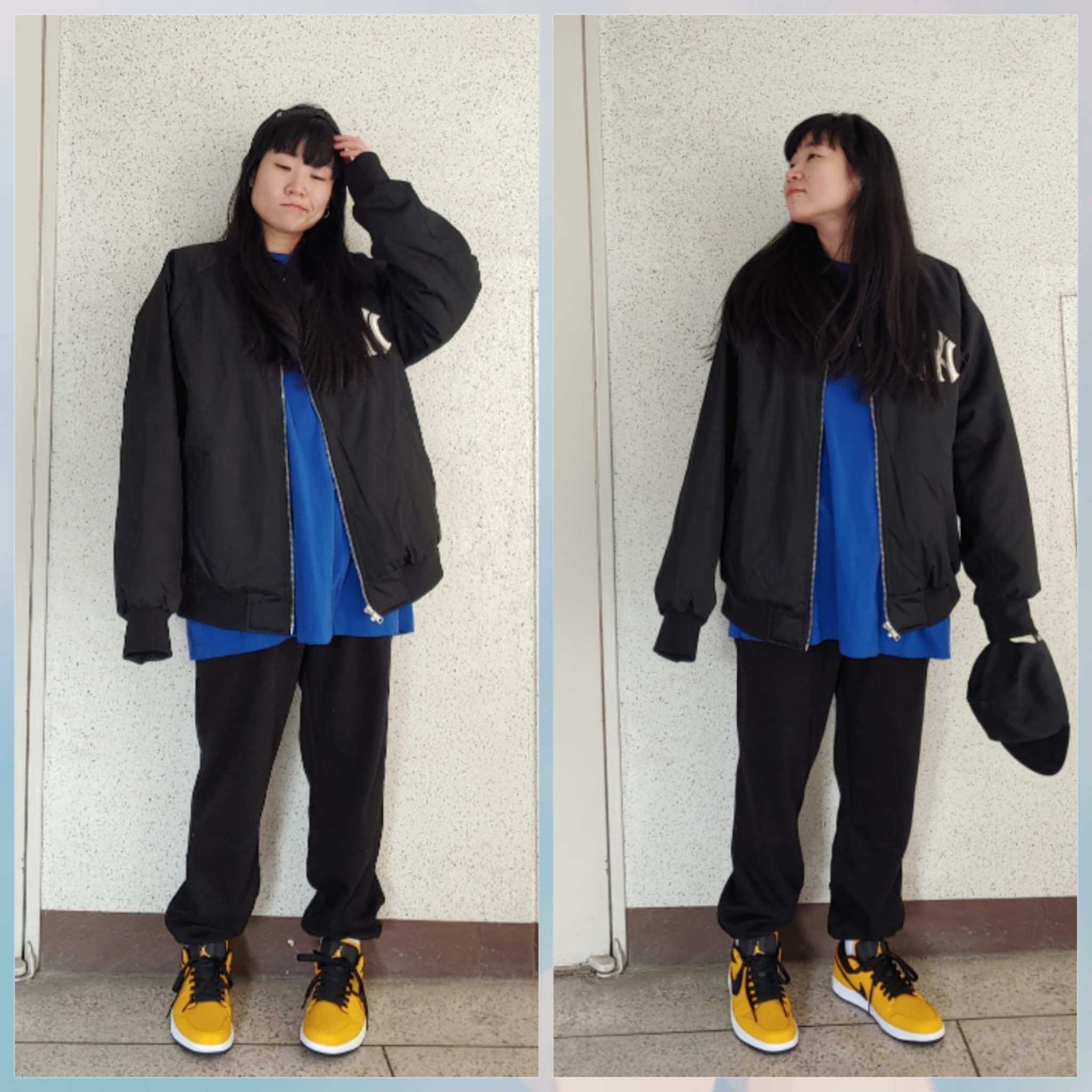 Jordan 1 Low University Gold Black 착용 스타일 - 2