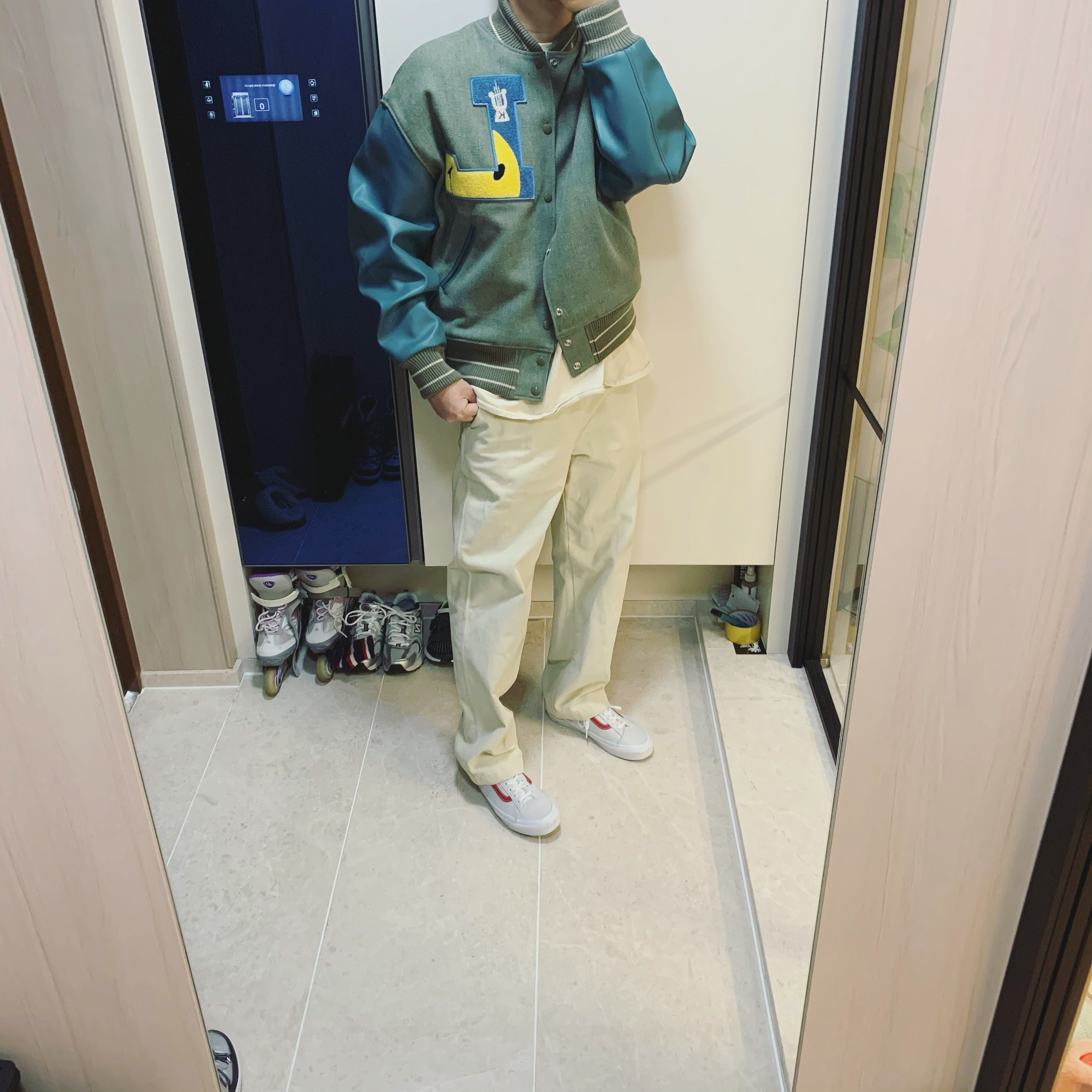 Vans Vault OG Style 36 LX Red 착용 스타일 - 1