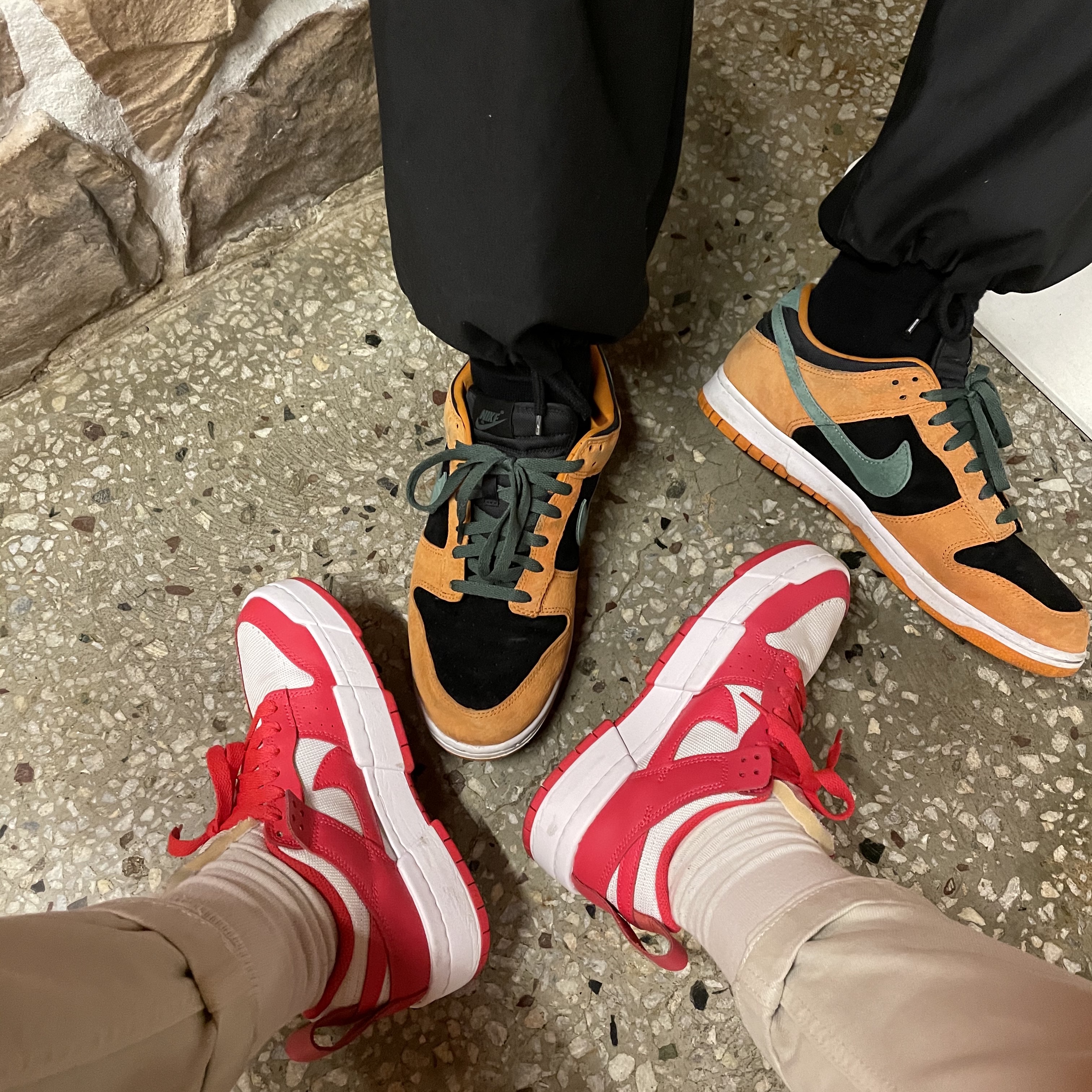 (W) Nike Dunk Low Disrupt Siren Red, Nike Dunk Low SP Ceramic 착용 스타일