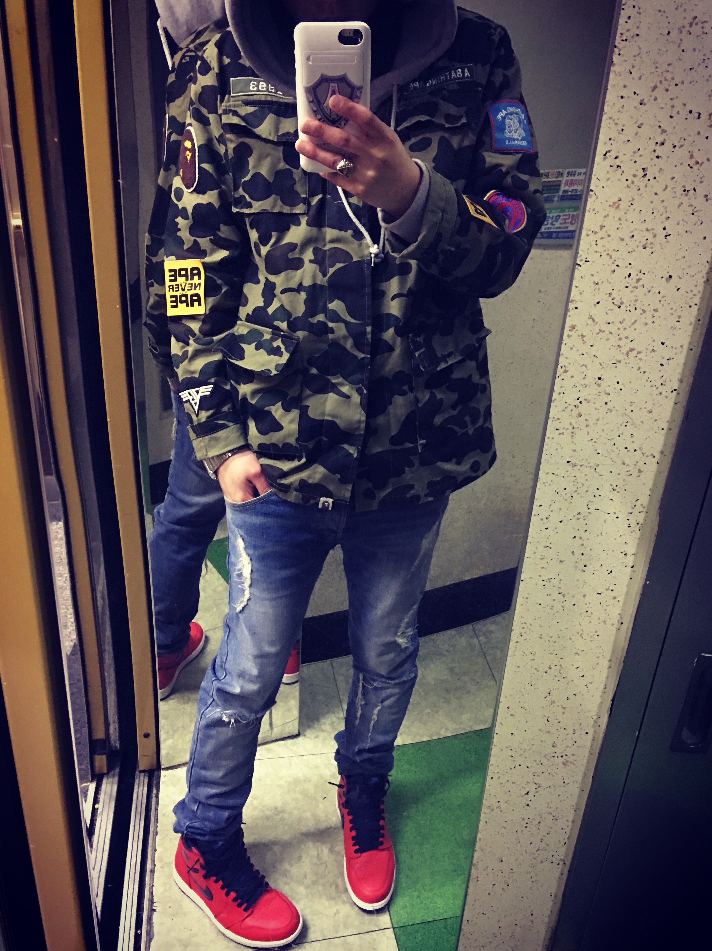 Jordan 1 Retro David Letterman 착용 스타일
