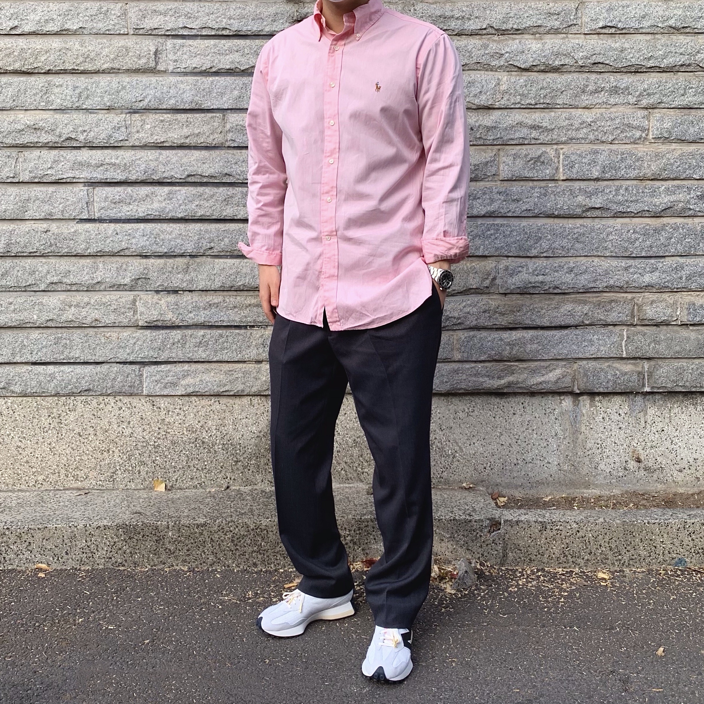 New Balance x Casablanca 327 Idealist Black Grey Pink 착용 스타일