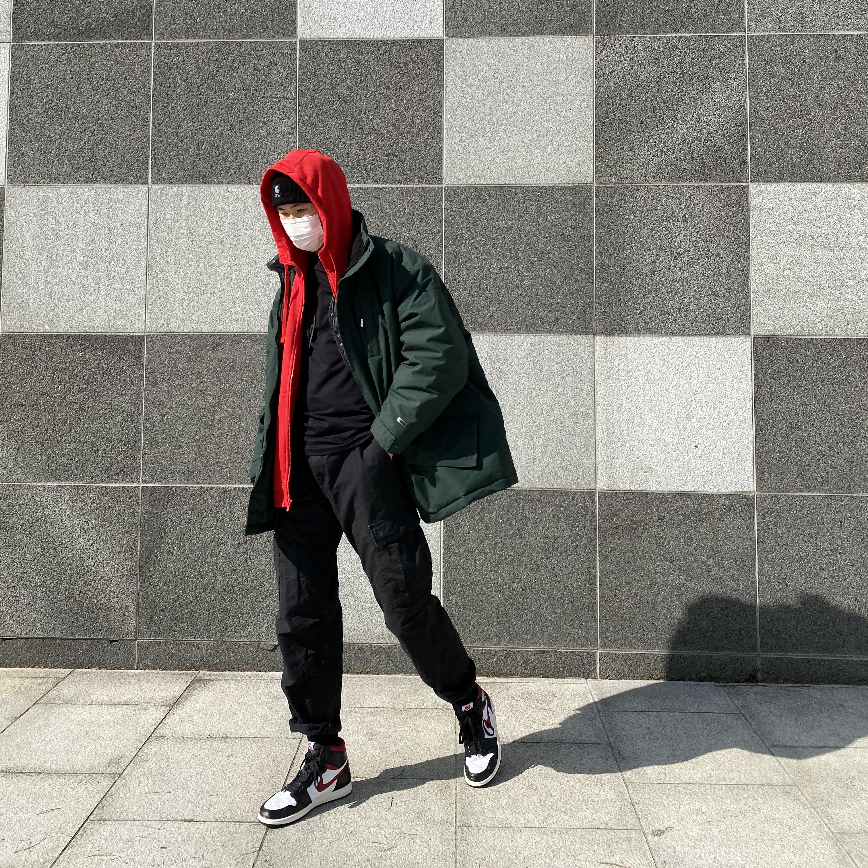 Jordan 1 Retro High OG Gym Red 착용 스타일 - 1