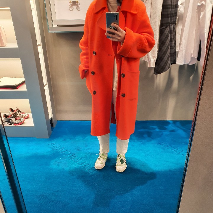 (W) Nike x Off-White Waffle Racer White 착용 스타일