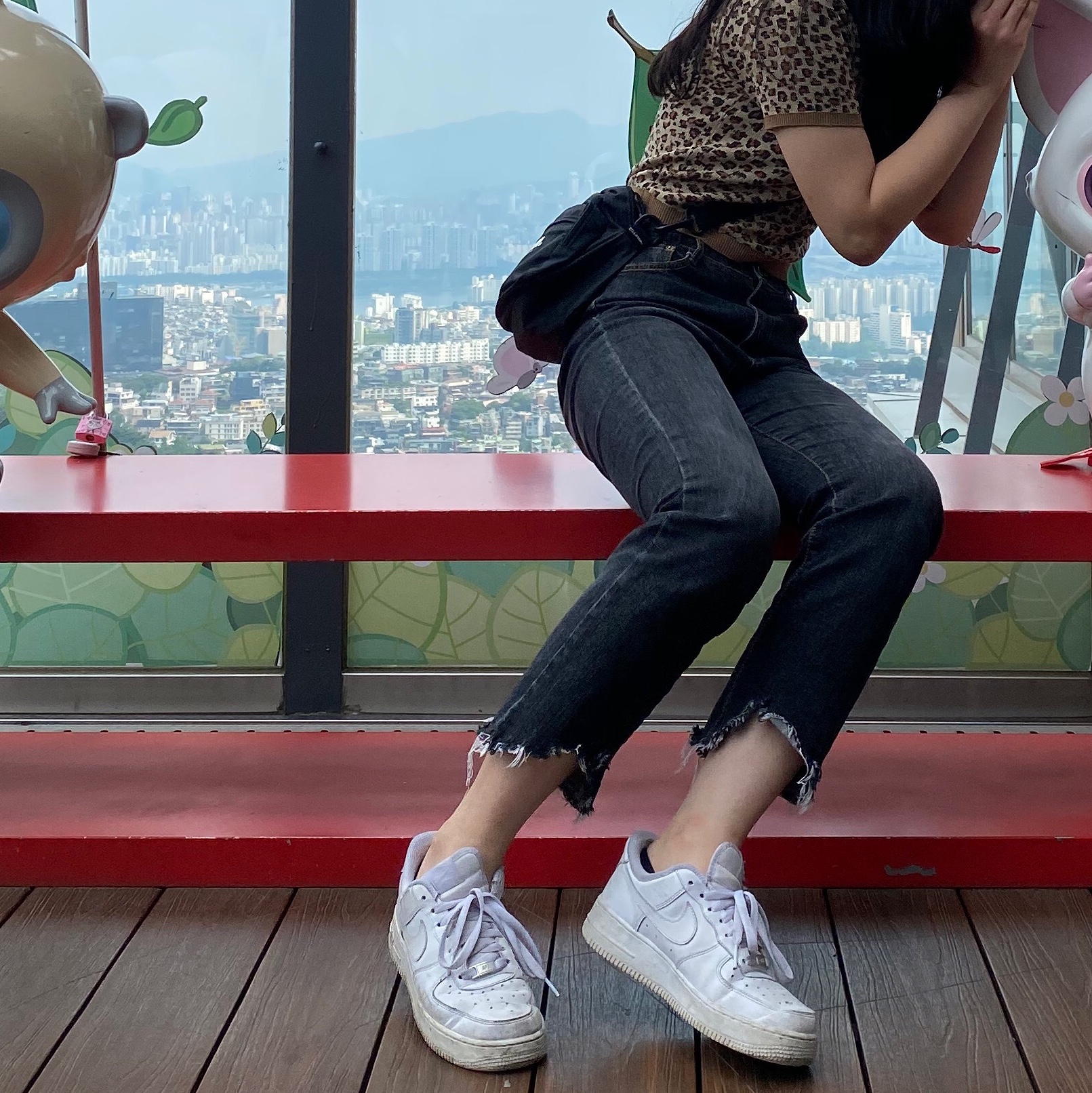 Nike Air Force 1 '07 Low White 착용 스타일