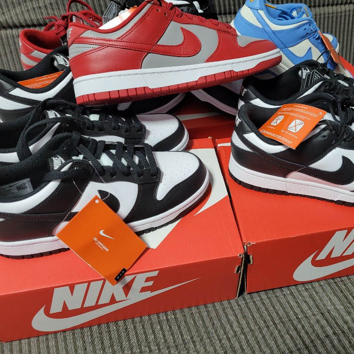 Nike Dunk Low Retro Medium Grey, (W) Nike Dunk Low Coast 착용 스타일