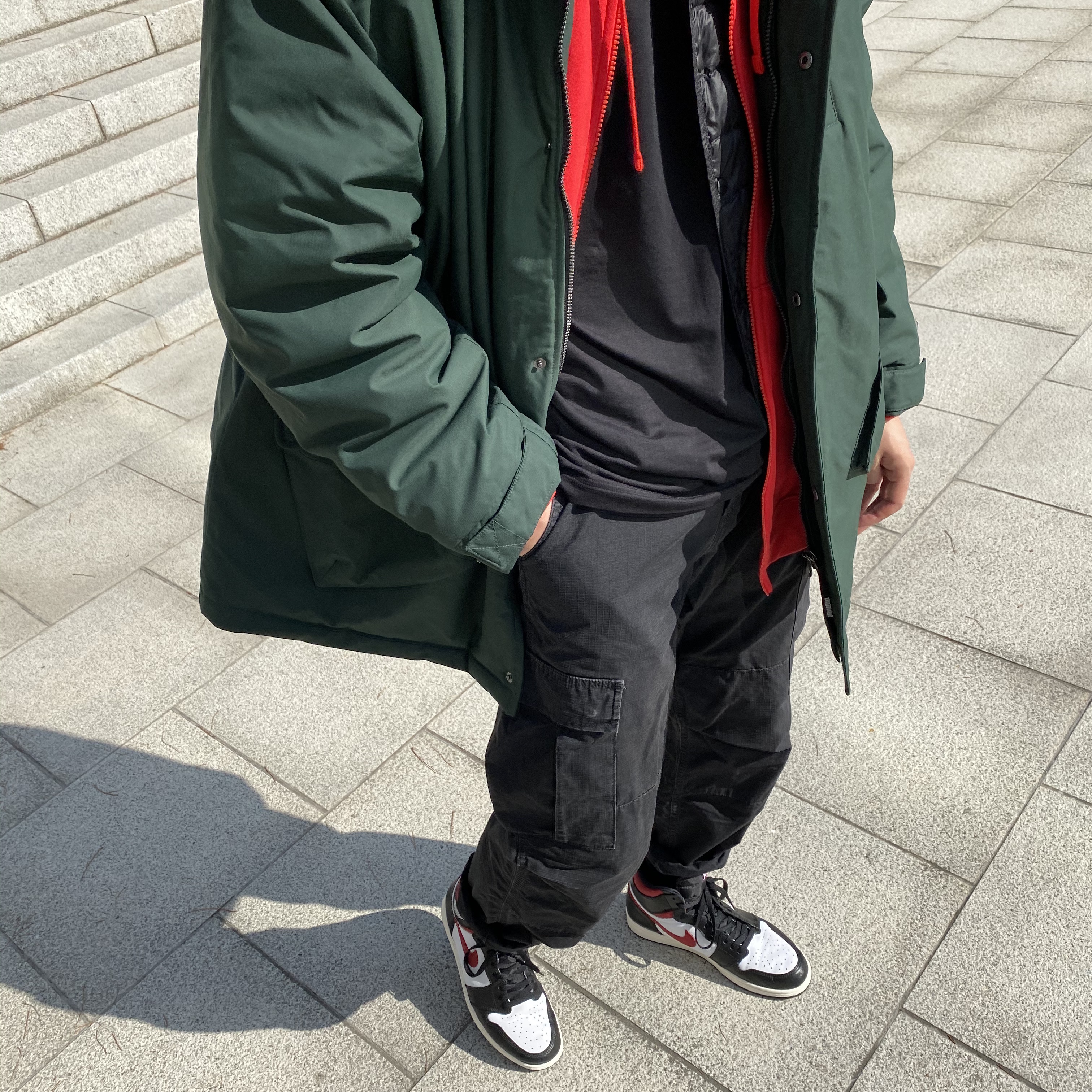 Jordan 1 Retro High OG Gym Red 착용 스타일 - 4
