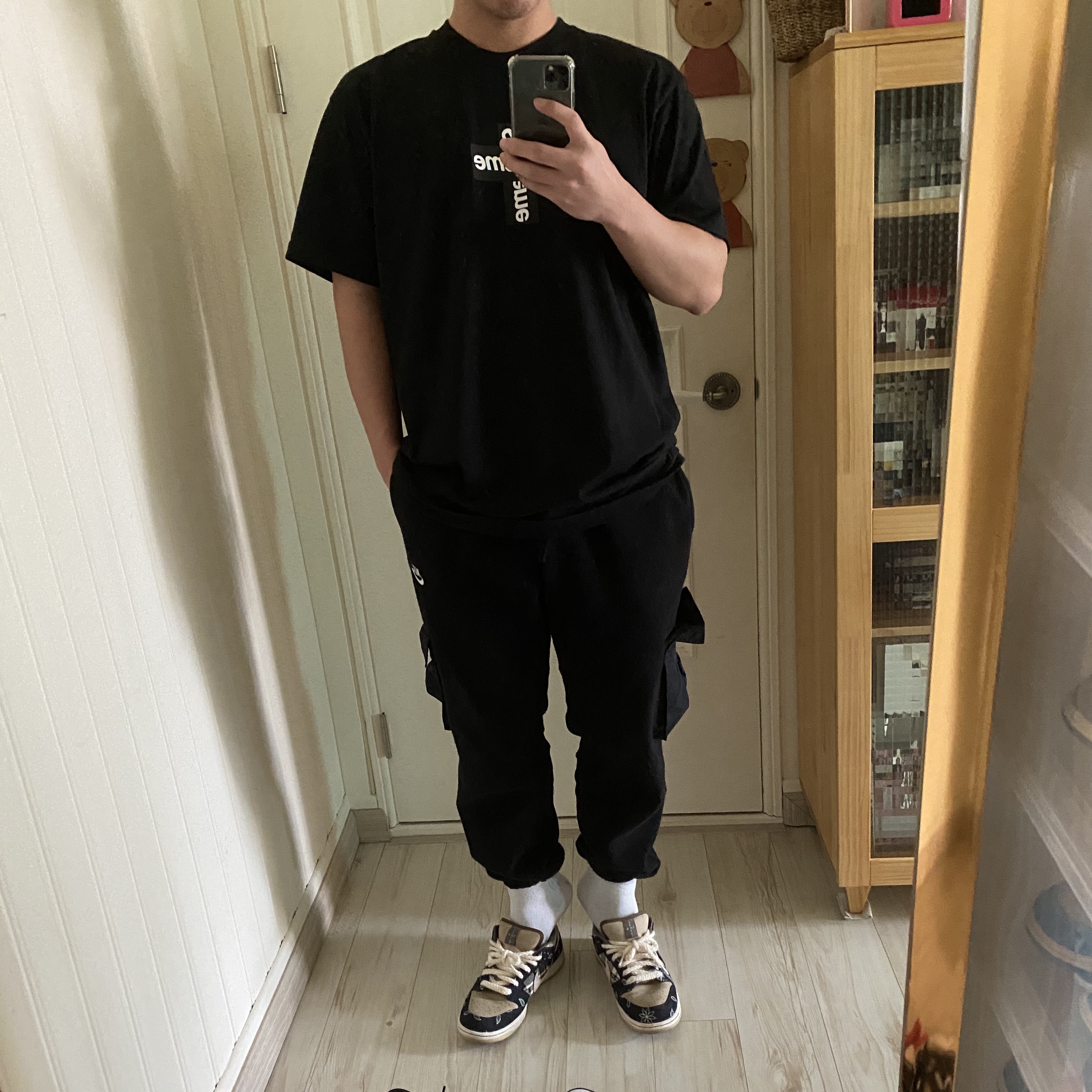 Nike x Travis Scott SB Dunk Low 착용 스타일