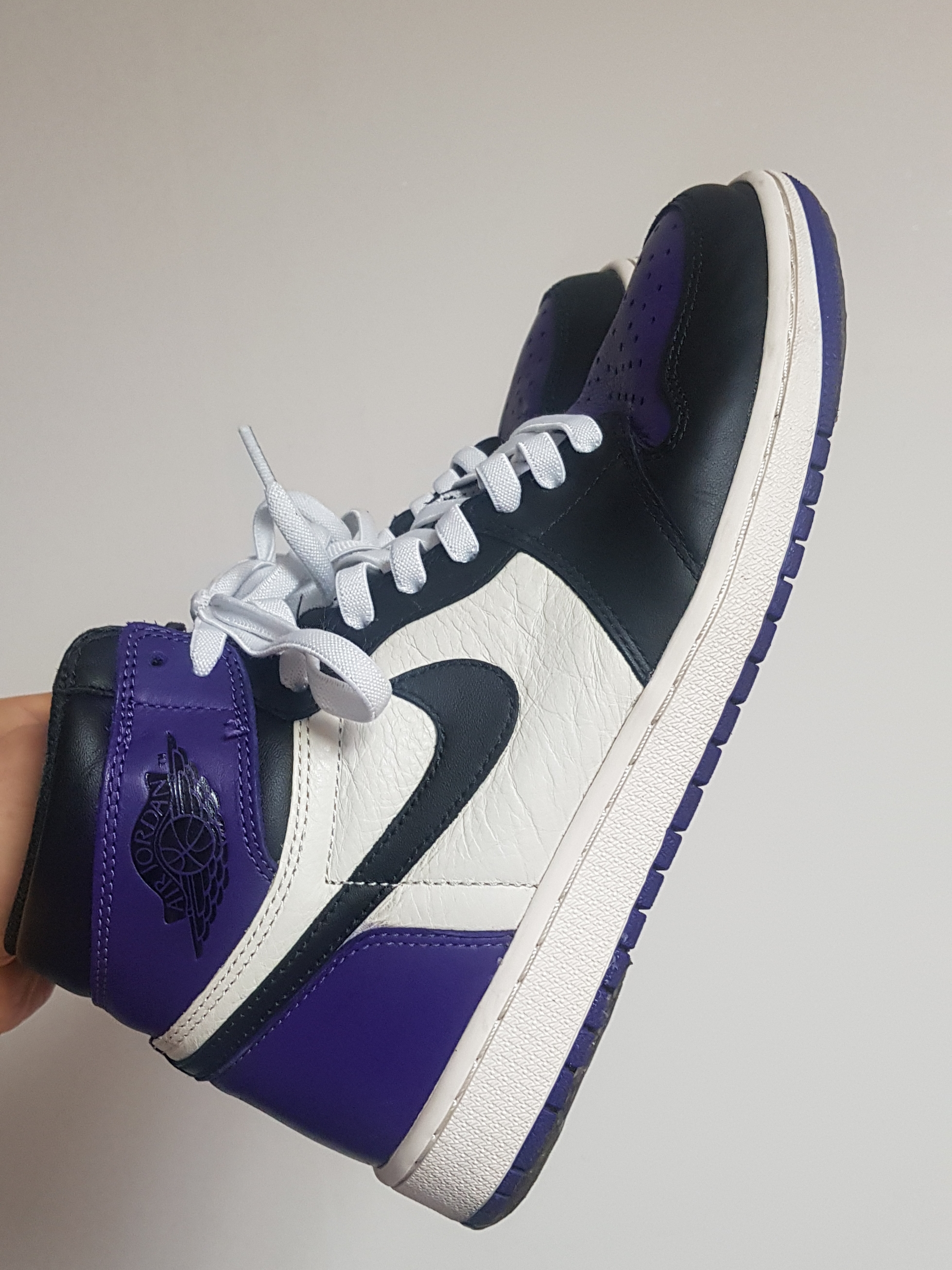 Jordan 1 Retro High Court Purple 착용 스타일