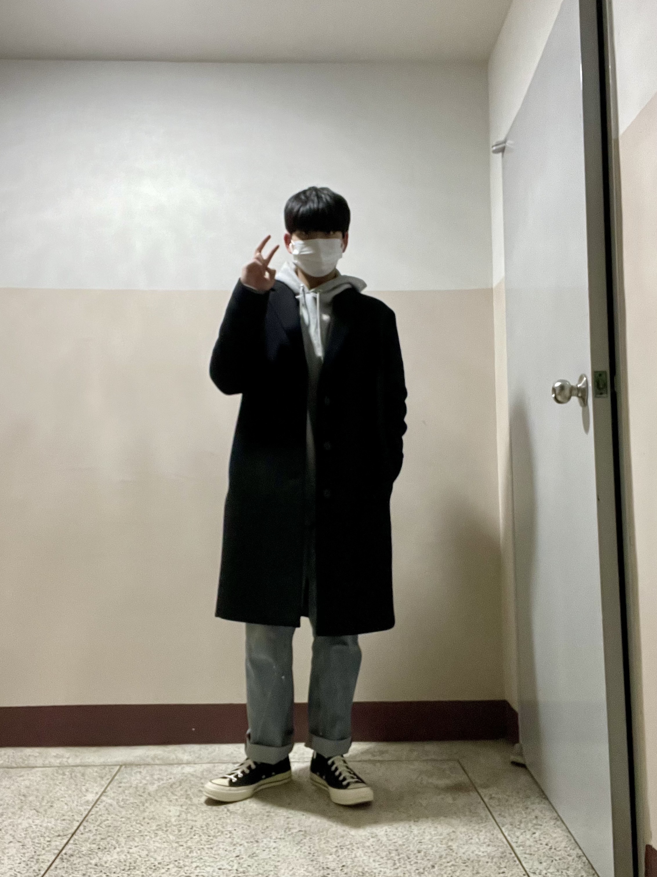 Converse x Fear of God Essentials Chuck 70 Hi Black 2020 착용 스타일