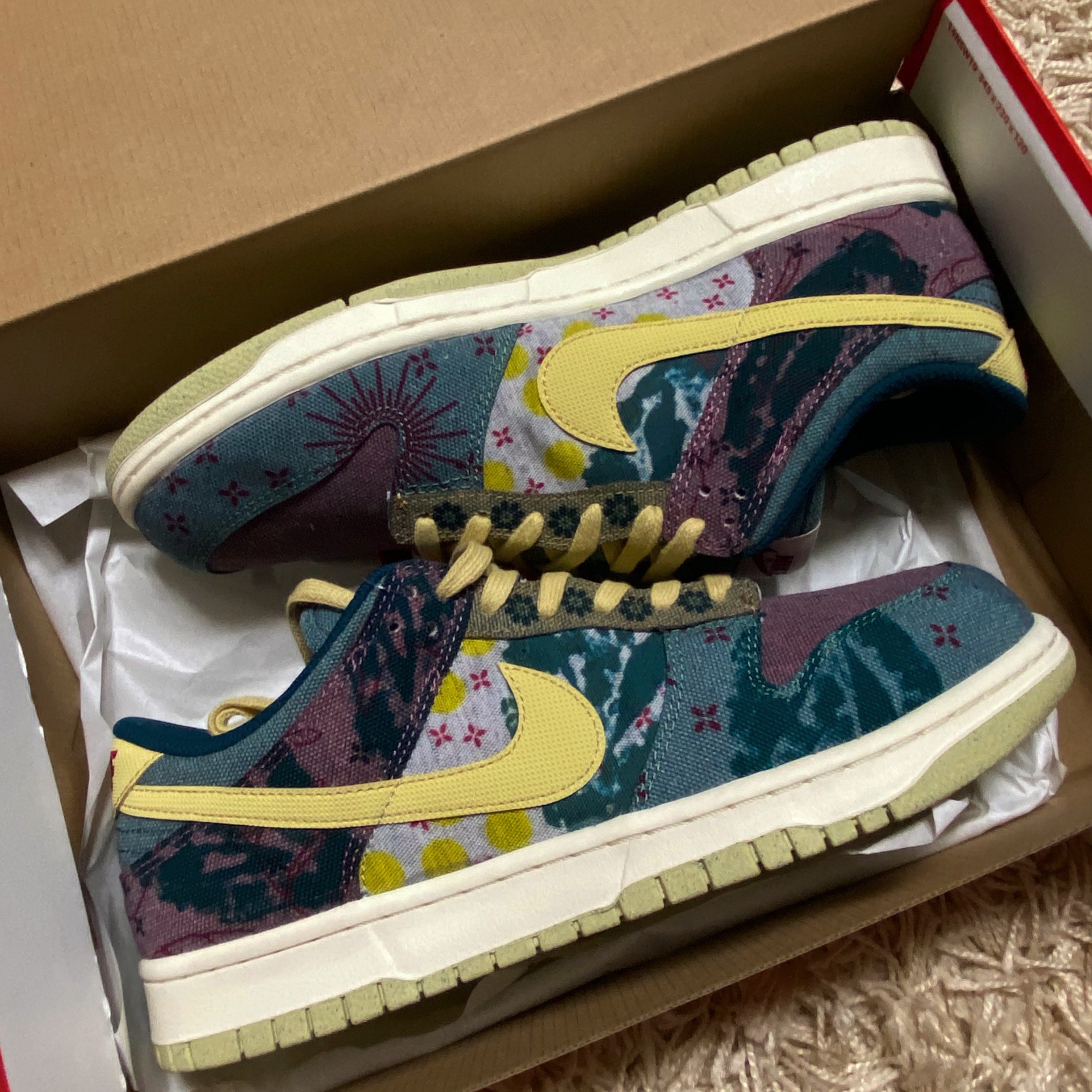 Nike Dunk Low SP Community Garden 착용 스타일
