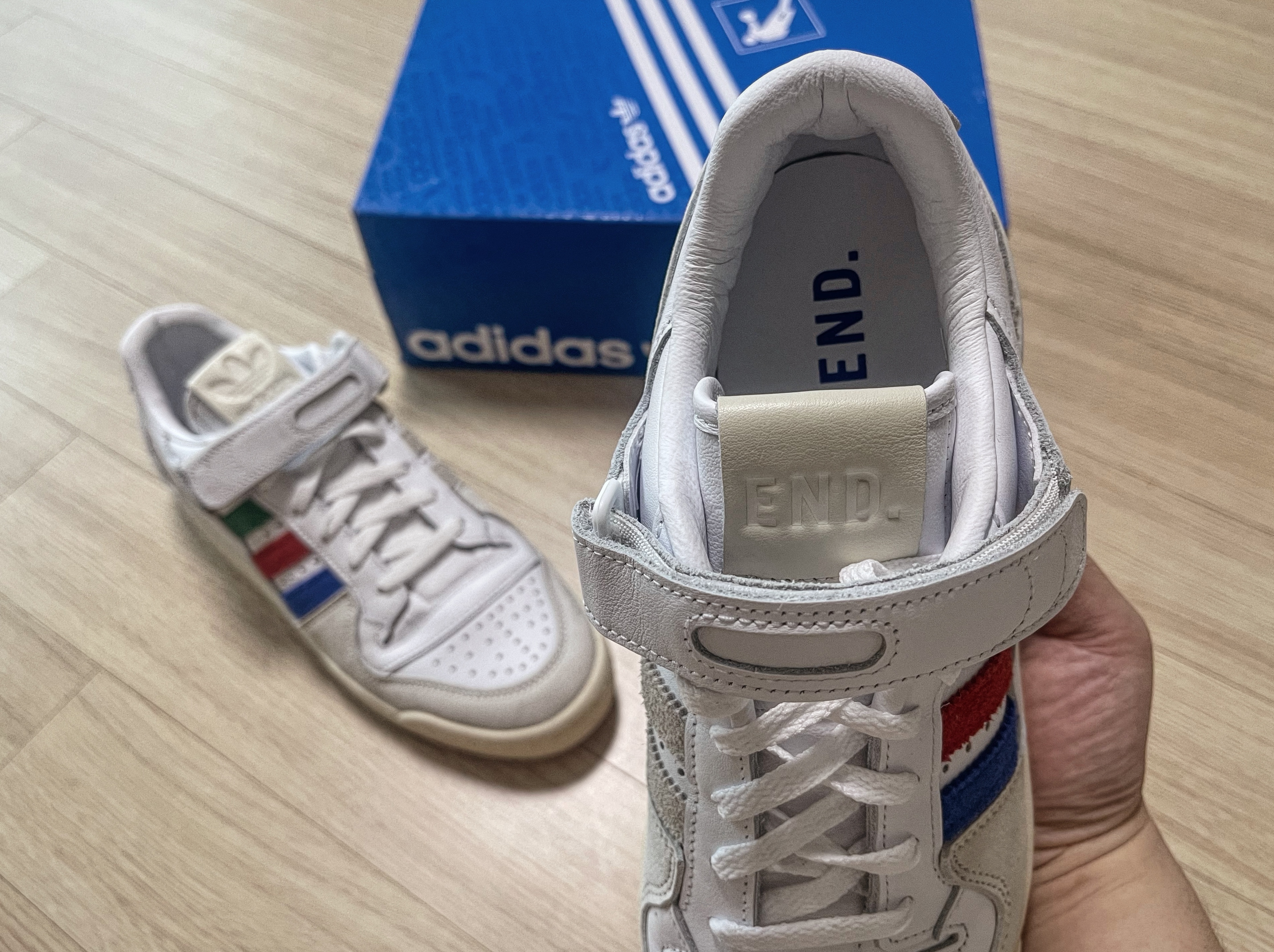 Adidas x END. Forum Low Friends & Forum 착용 스타일 - 4