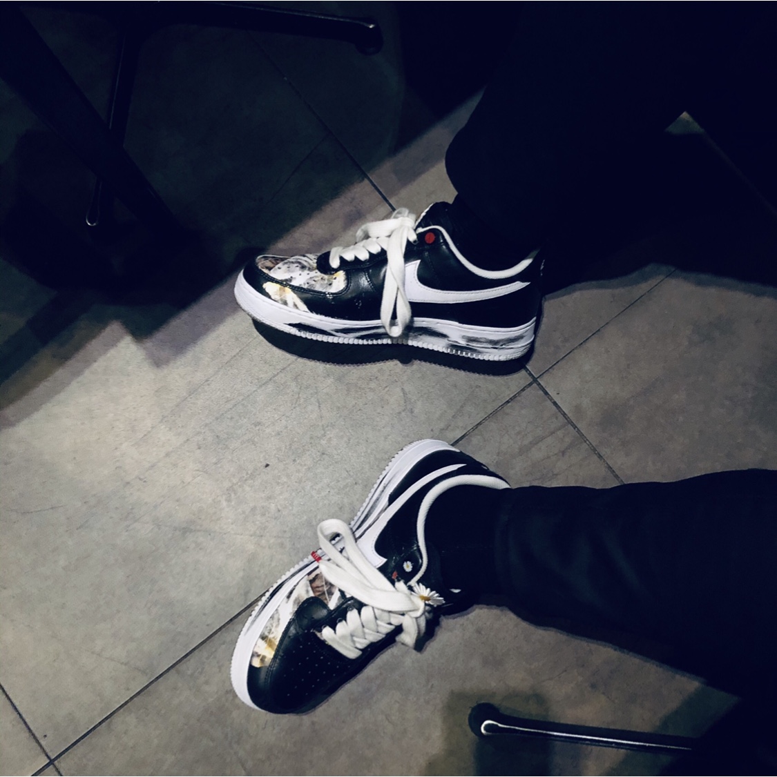 Nike x Peaceminusone Air Force 1 Low Para-Noise 착용 스타일