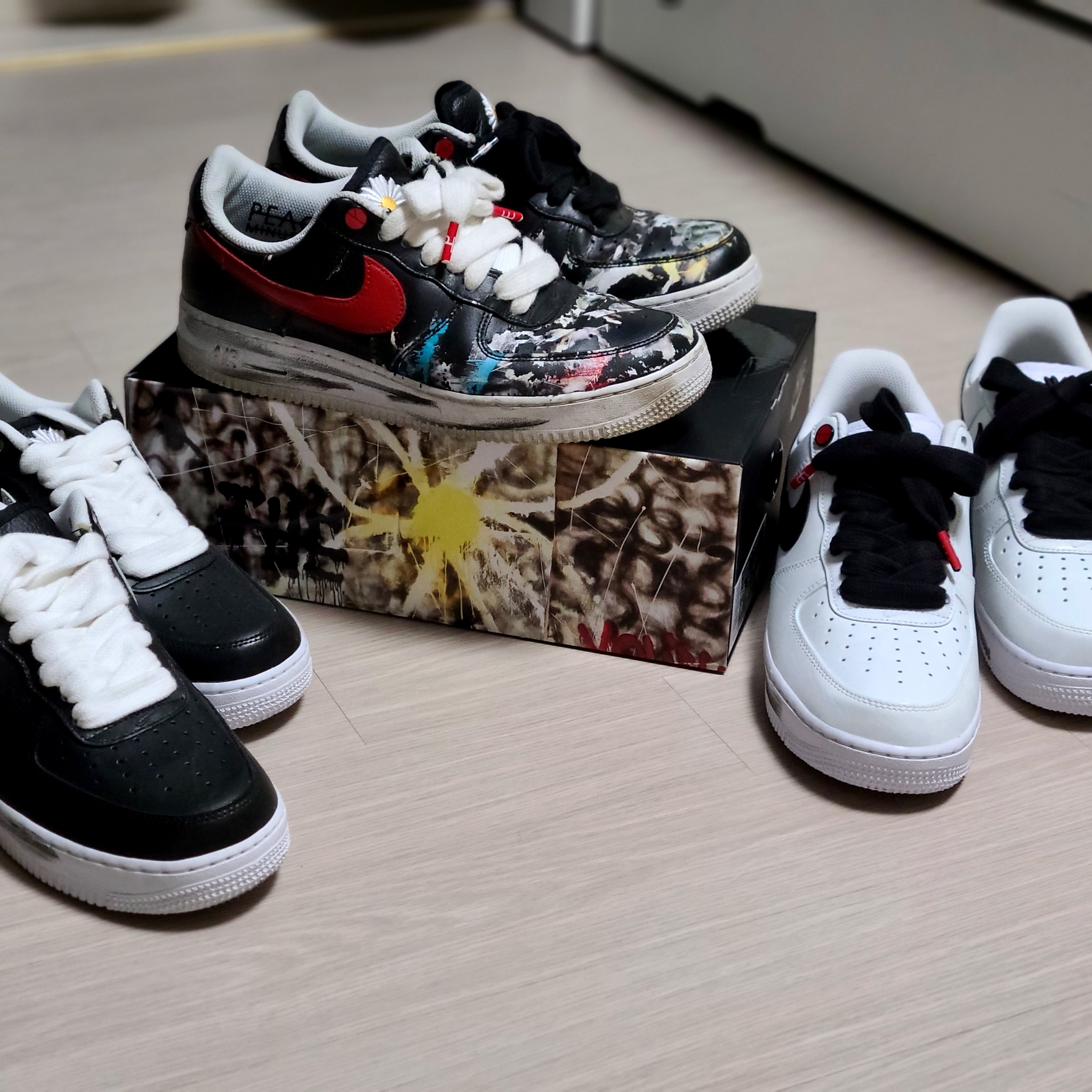 Nike x Peaceminusone Air Force 1 Low Para-Noise 2.0, Nike x Peaceminusone Air Force 1 Low Para-Noise 착용 스타일