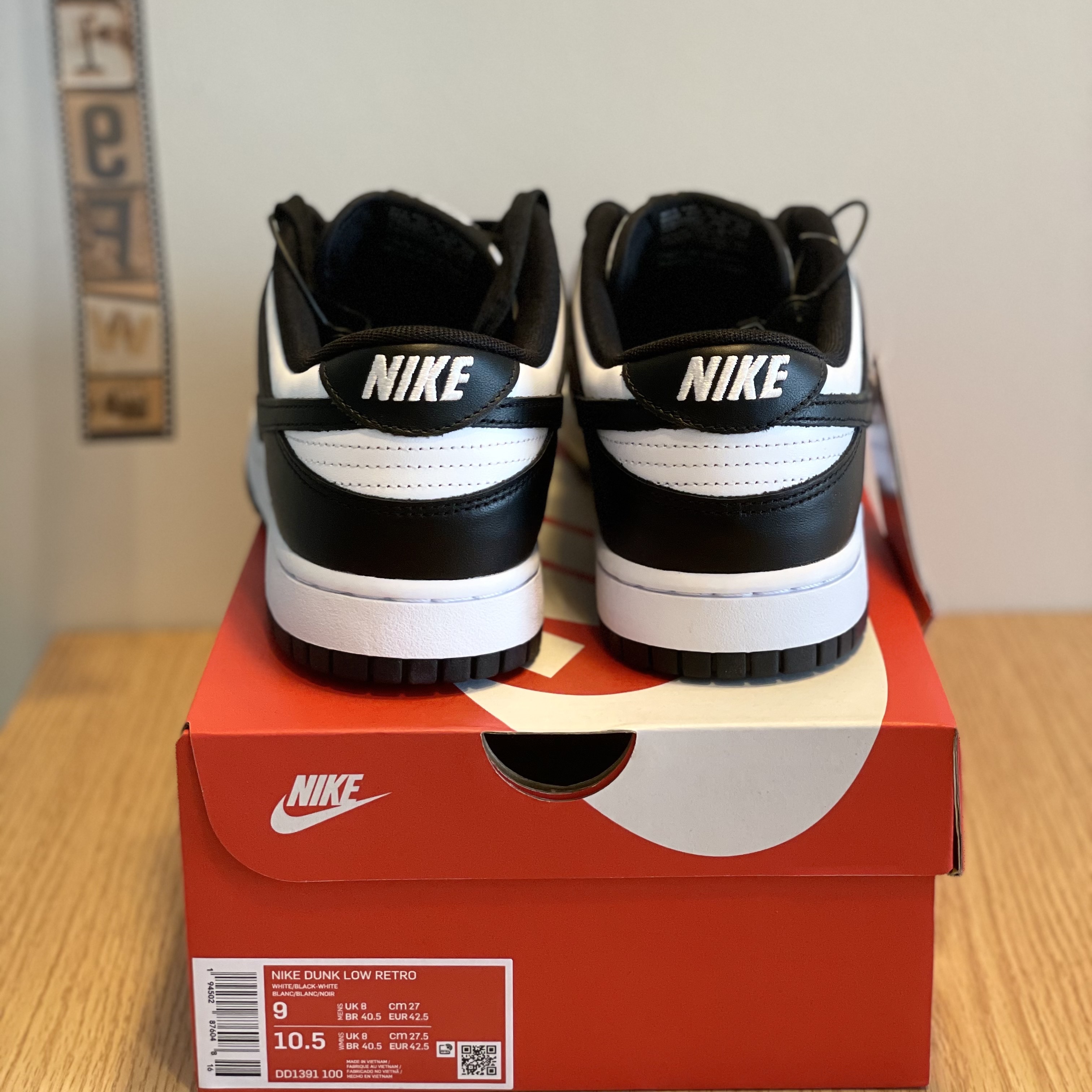 Nike Dunk Low Retro Black 착용 스타일 - 3