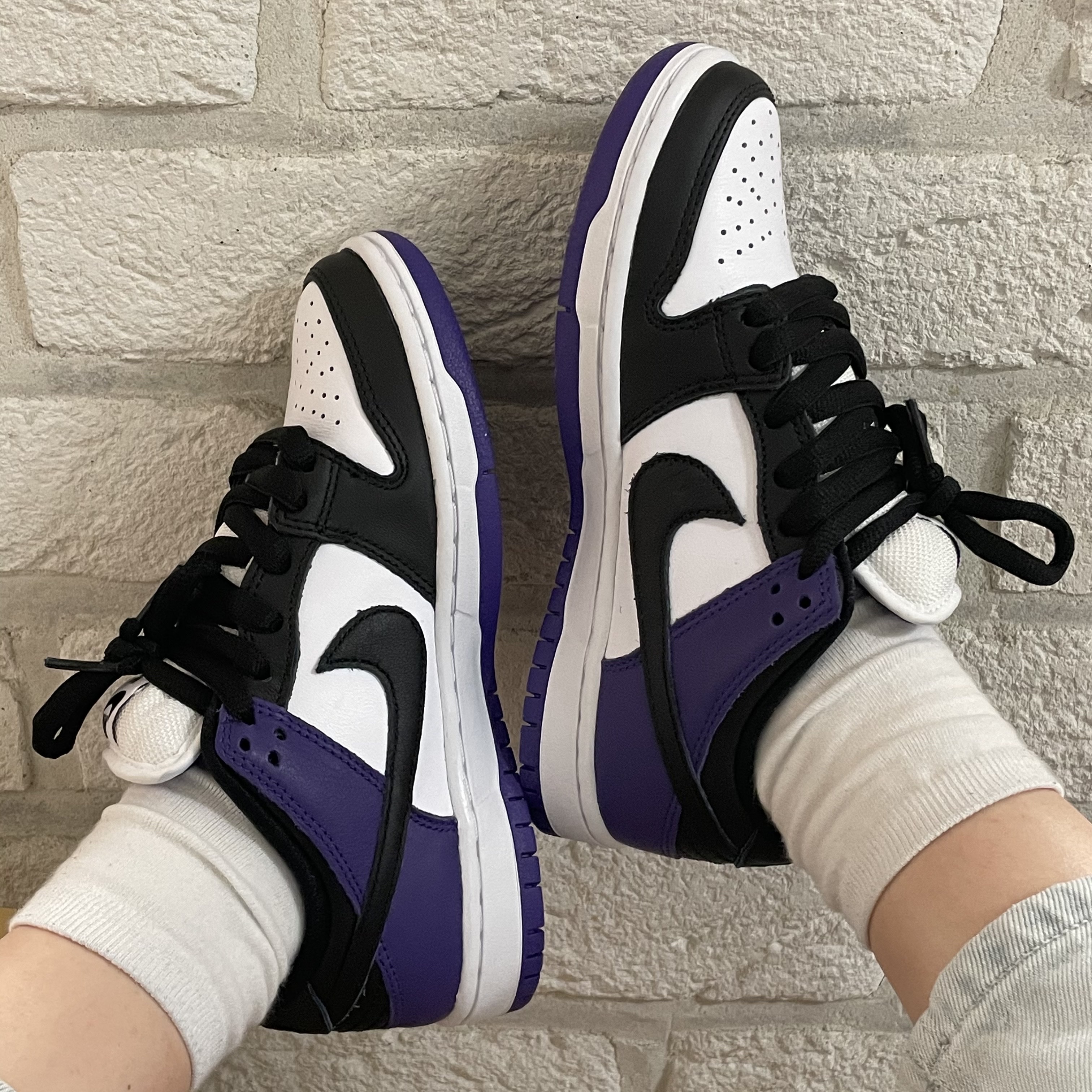 Nike SB Dunk Low Pro Court Purple 착용 스타일 - 1