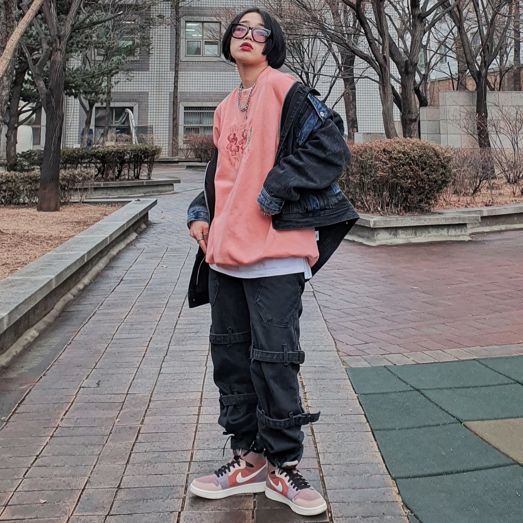 (W) Jordan 1 Zoom Air CMFT Rust 착용 스타일 - 4