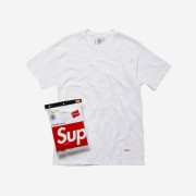 Supreme Hanes Tagless T-Shirt White (3 Pack)