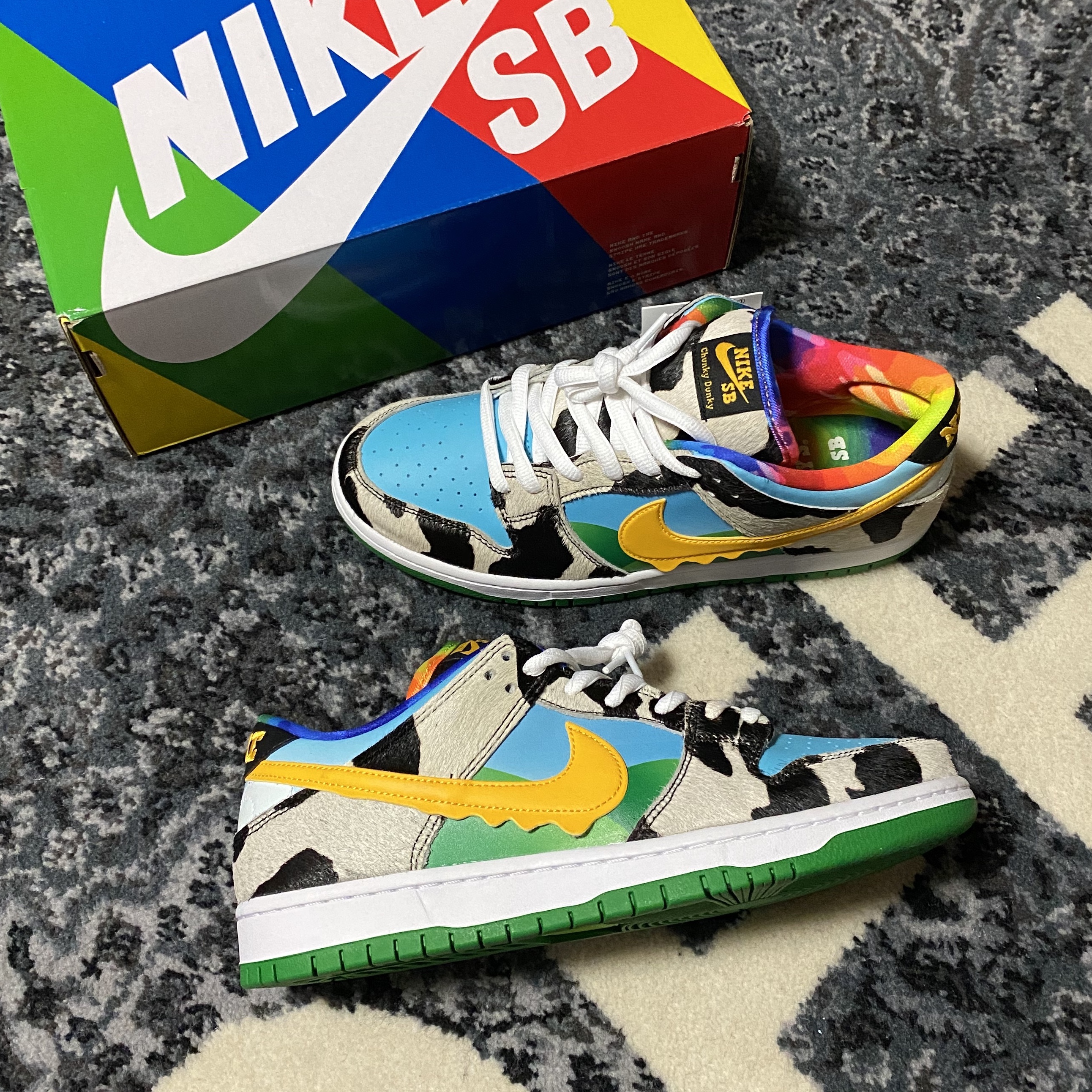 Nike x Ben & Jerry's SB Dunk Low Chunky Dunky 착용 스타일