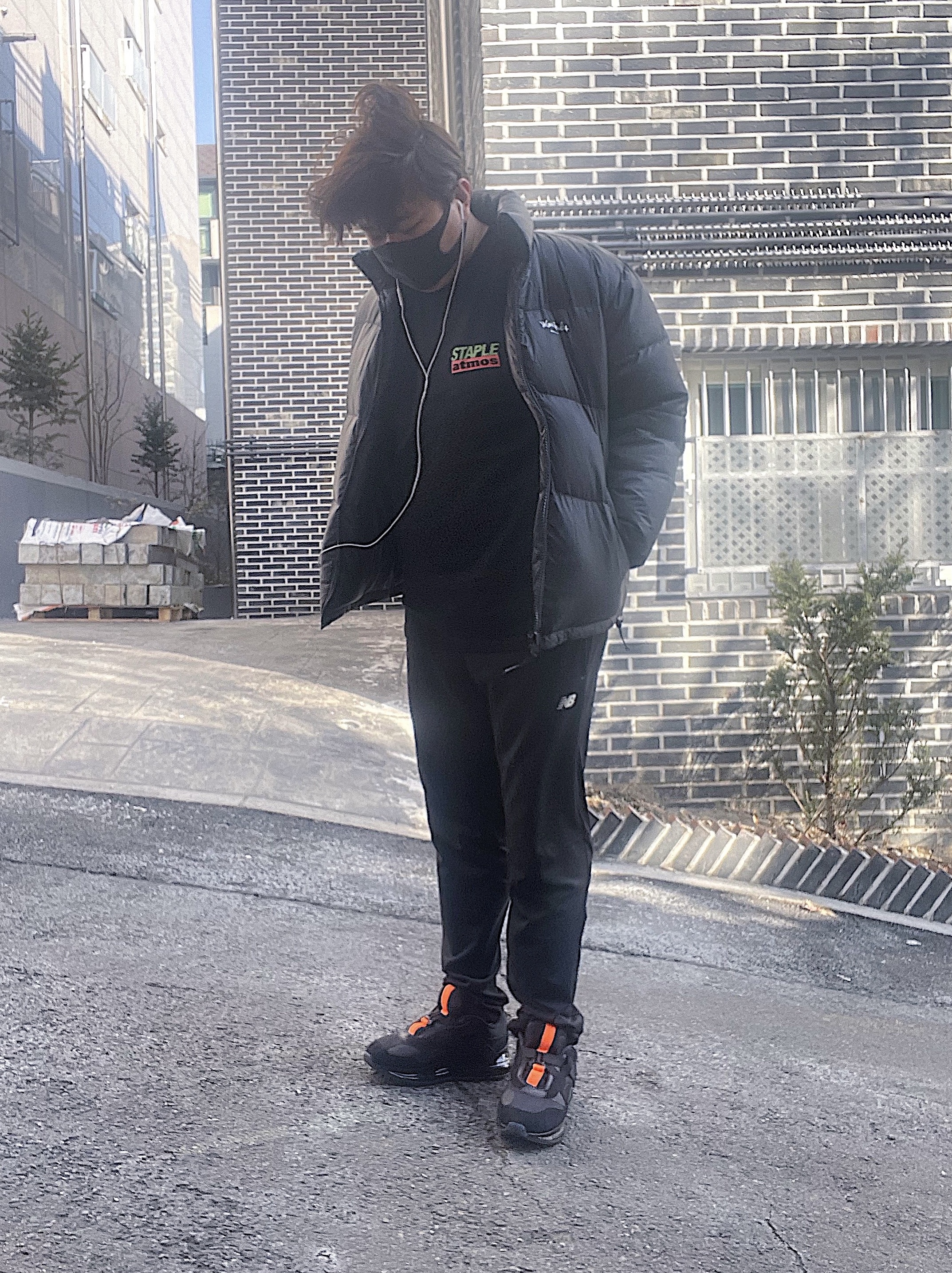 Nike Air Max 720 OBJ Slip Black 착용 스타일