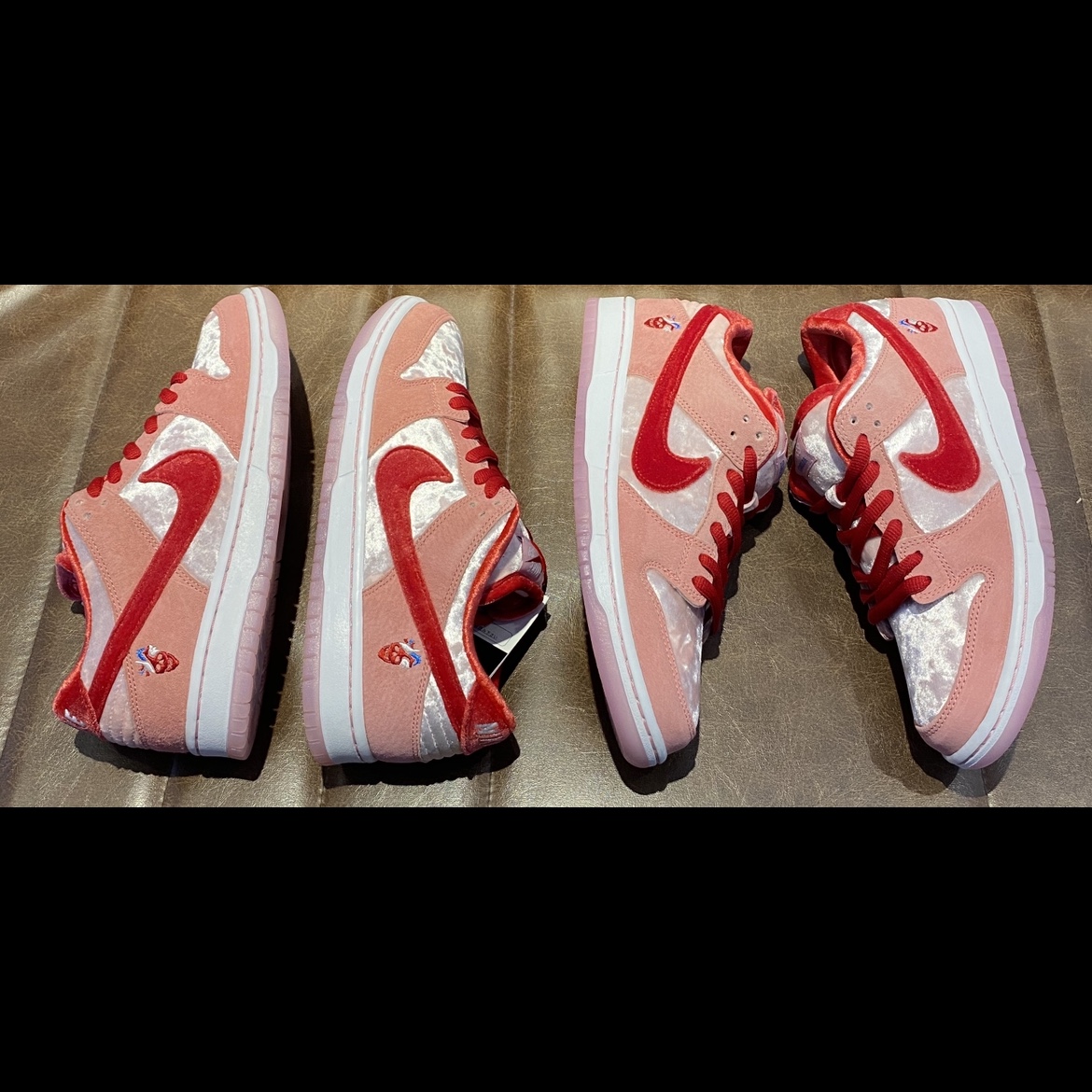 Nike x StrangeLove SB Dunk Low Pink (Regular Box) 착용 스타일