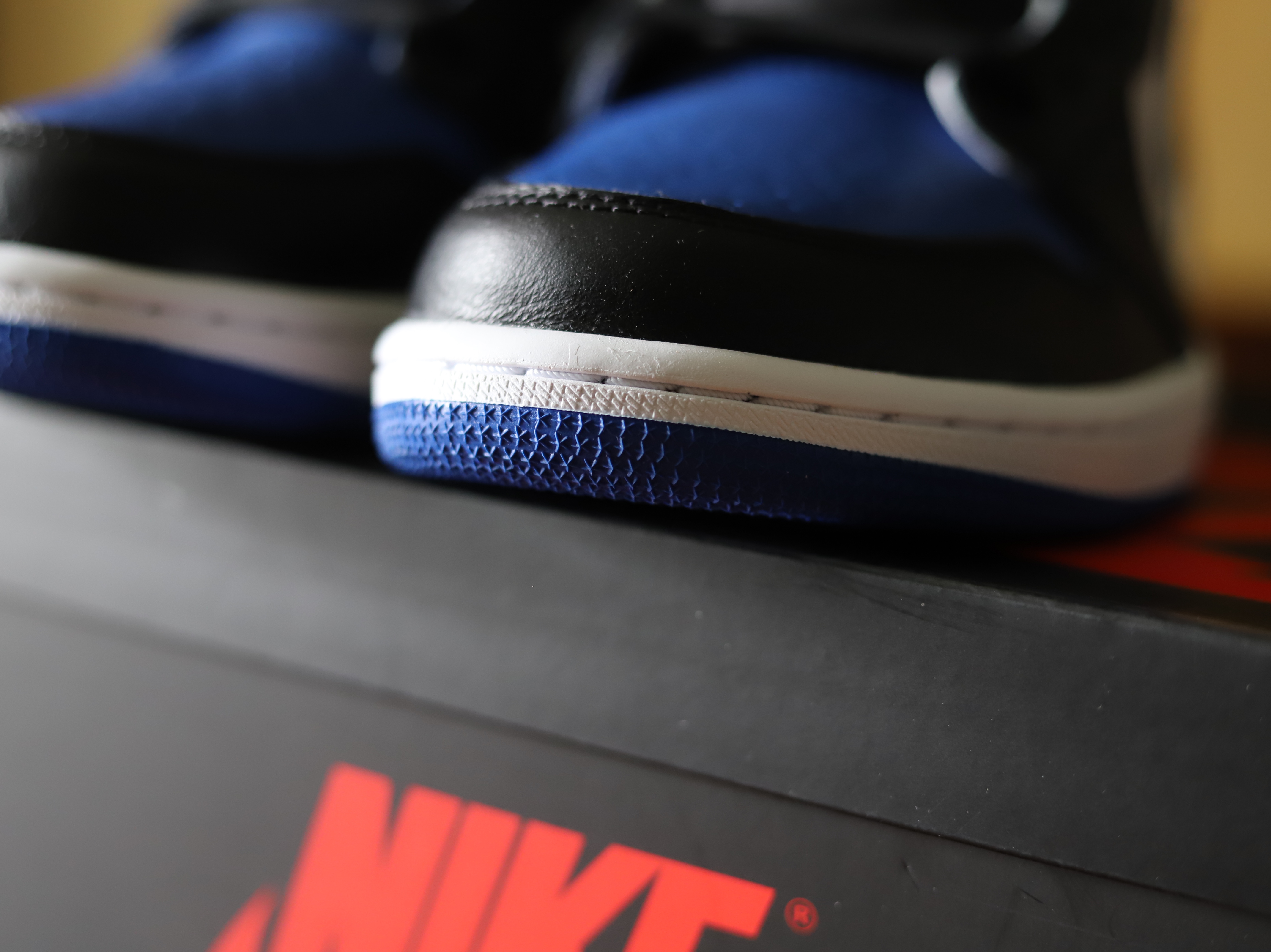 Jordan 1 Retro High OG Royal Toe 착용 스타일 - 4