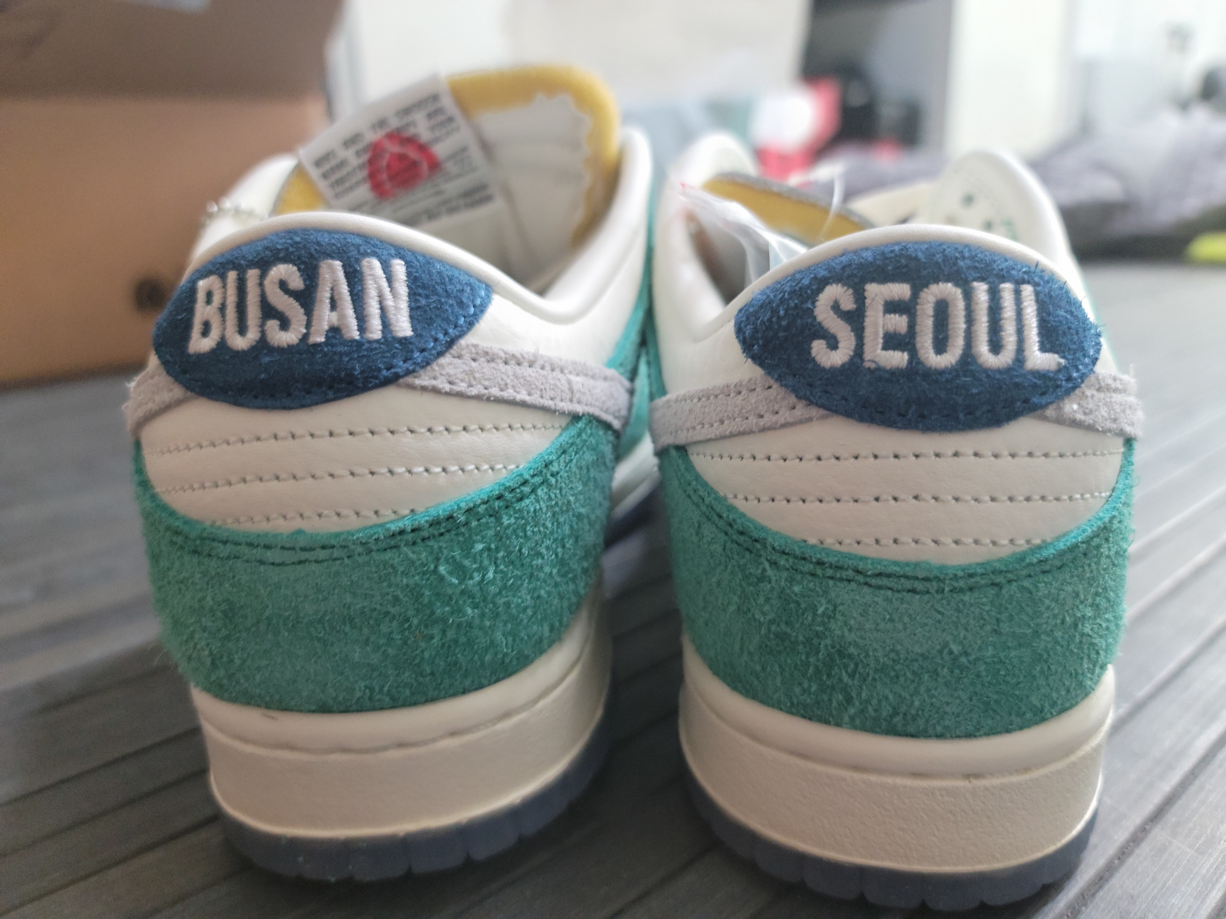Nike x Kasina Dunk Low Road Sign - Kasina Exclusive 착용 스타일 - 4