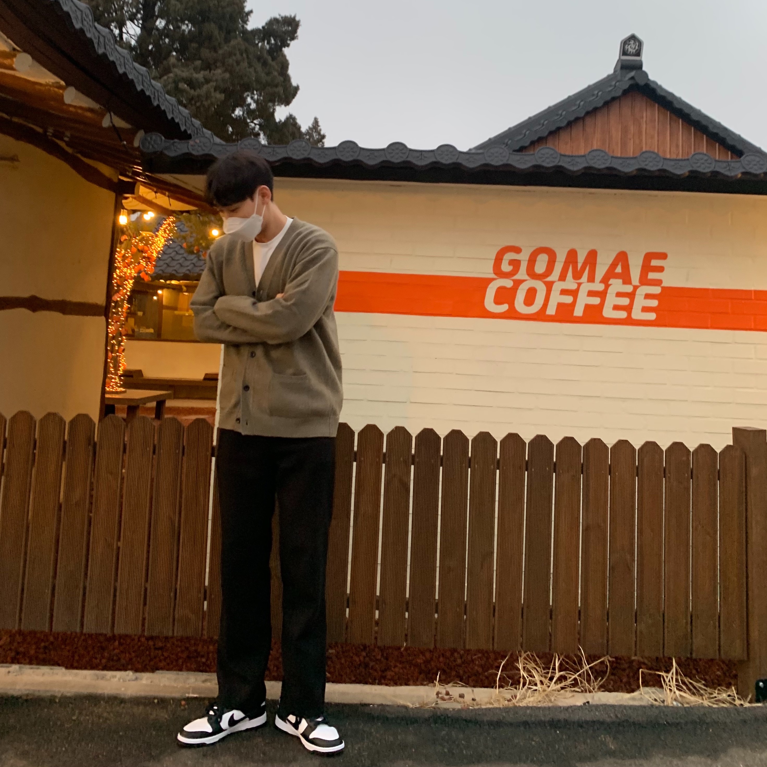 Nike Dunk Low Retro Black 착용 스타일