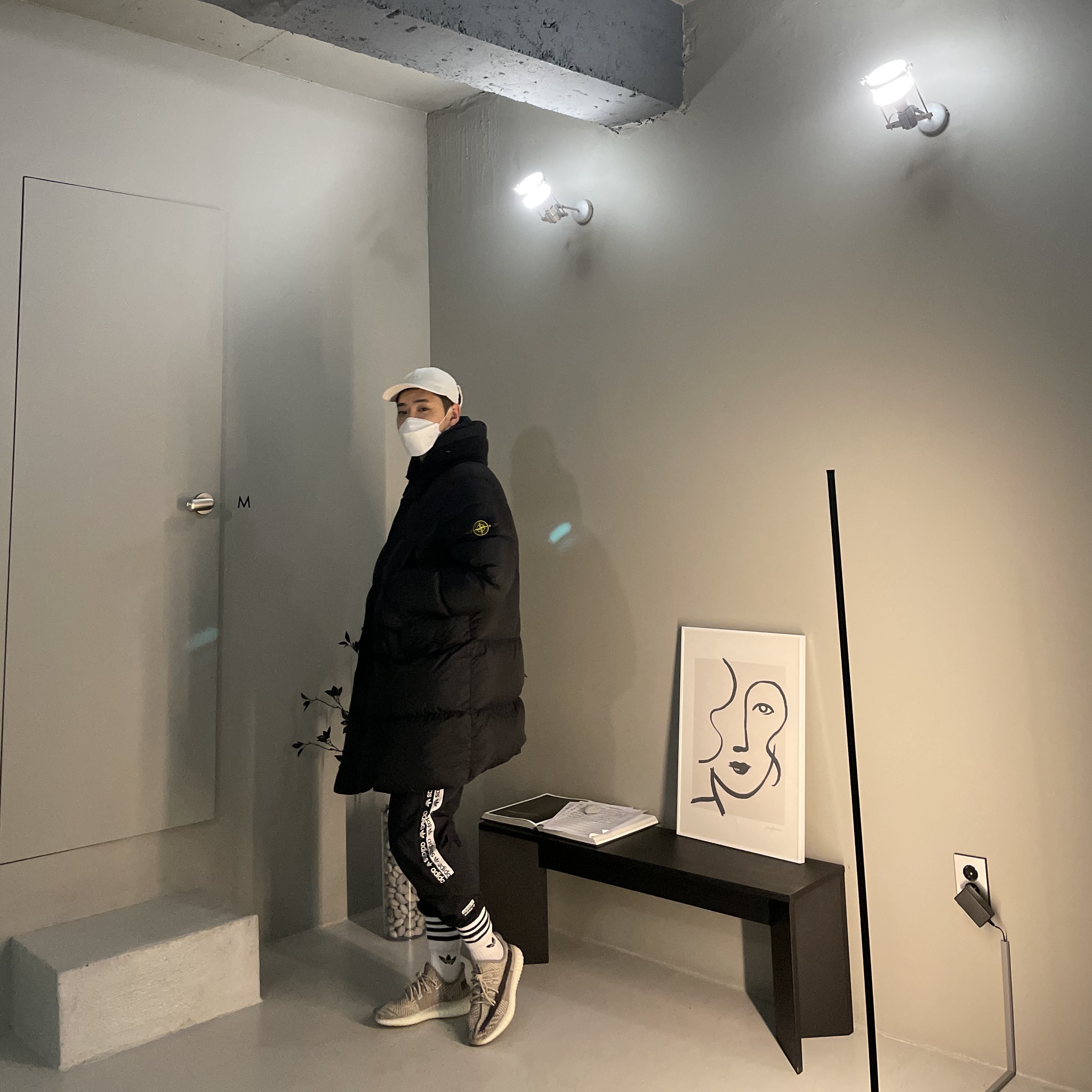 Adidas Yeezy Boost 350 V2 Zyon 착용 스타일