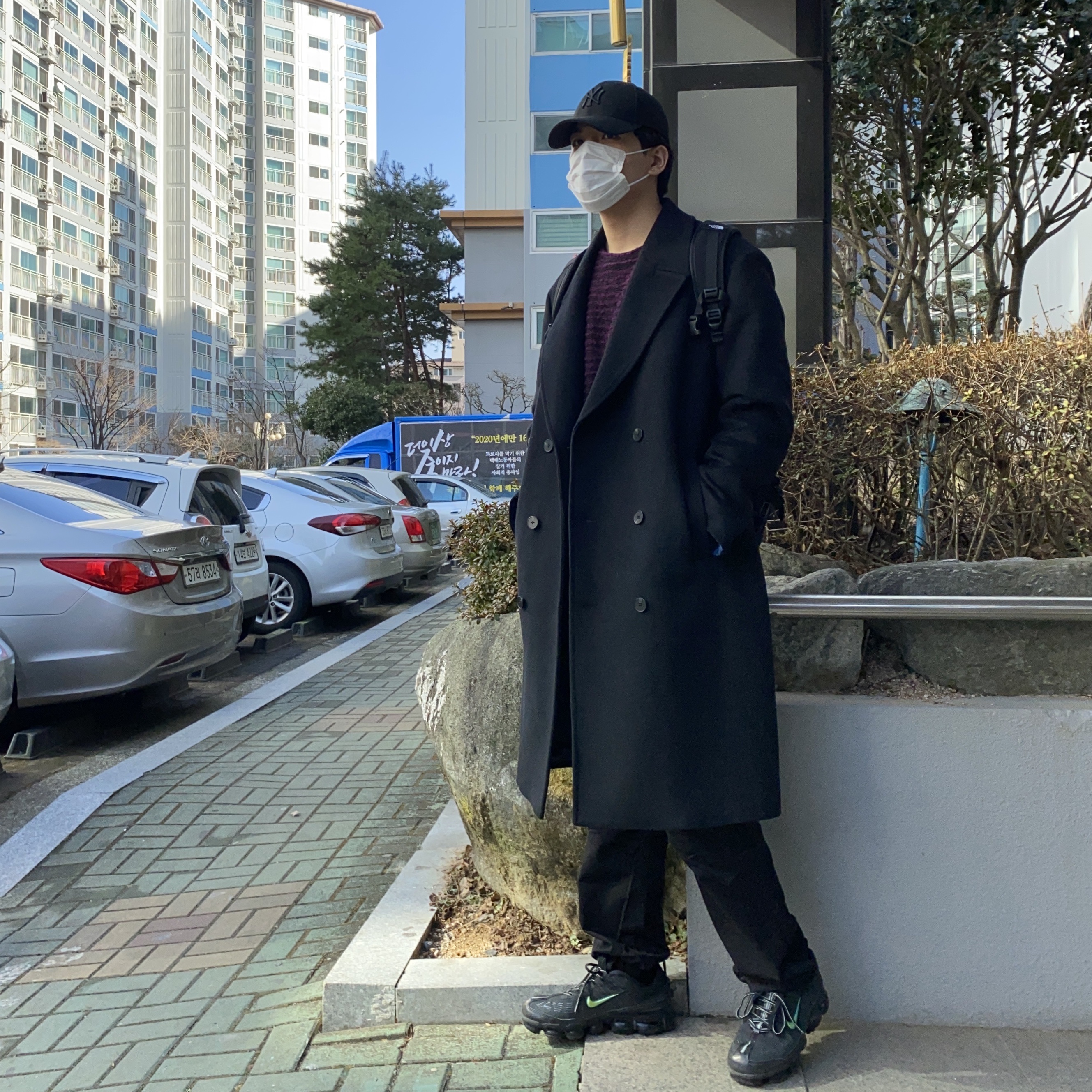 Nike Air VaporMax 360 Black 착용 스타일