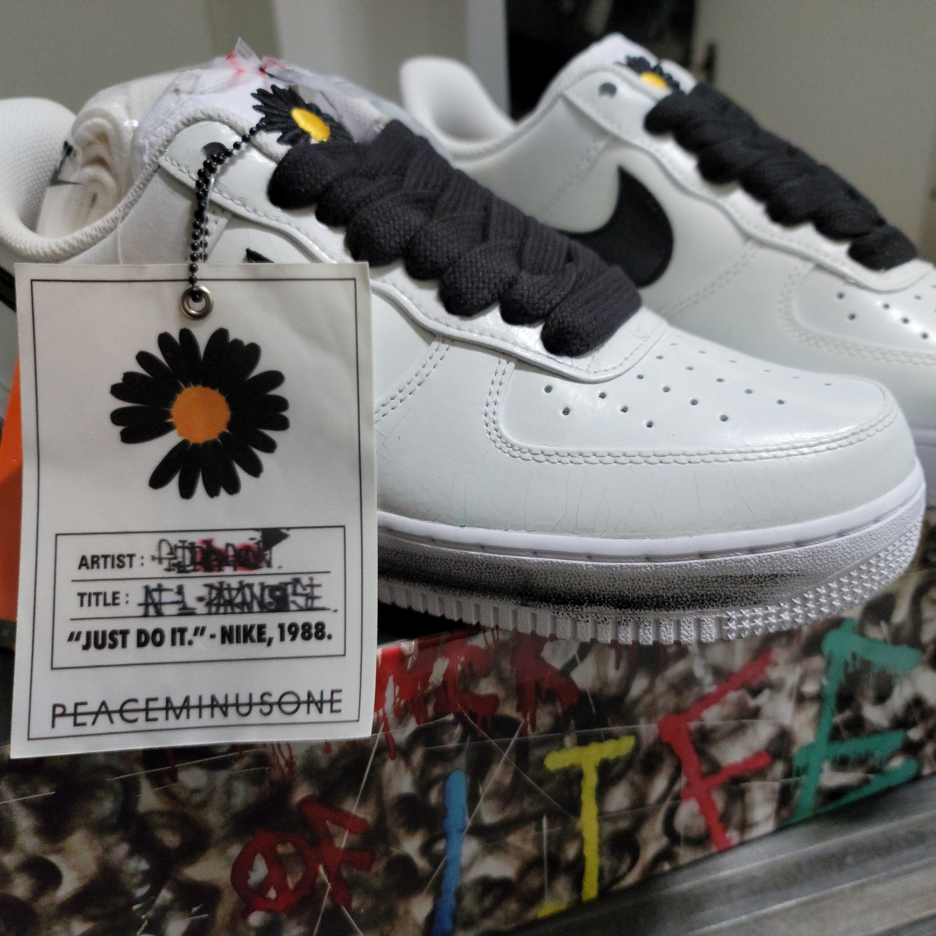Nike x Peaceminusone Air Force 1 Low Para-Noise 2.0 착용 스타일 - 1
