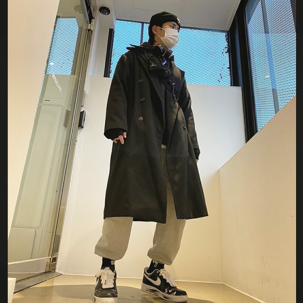 Nike x Peaceminusone Air Force 1 Low Para-Noise 착용 스타일
