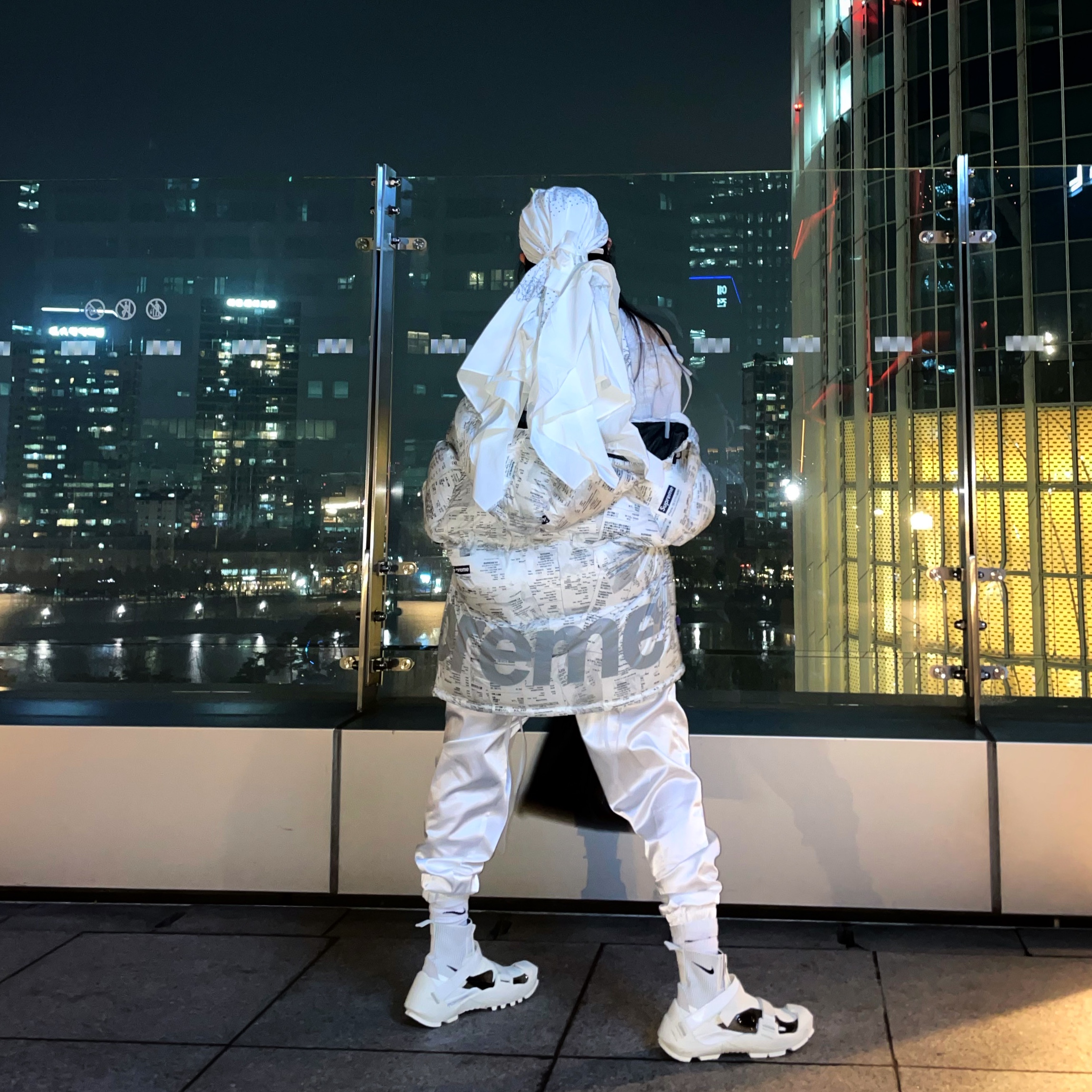 Supreme Hooded Down Jacket Receipts - 20FW, (W) Nike x Matthew M Williams Free TR 3 Flyknit SP Sail 착용 스타일
