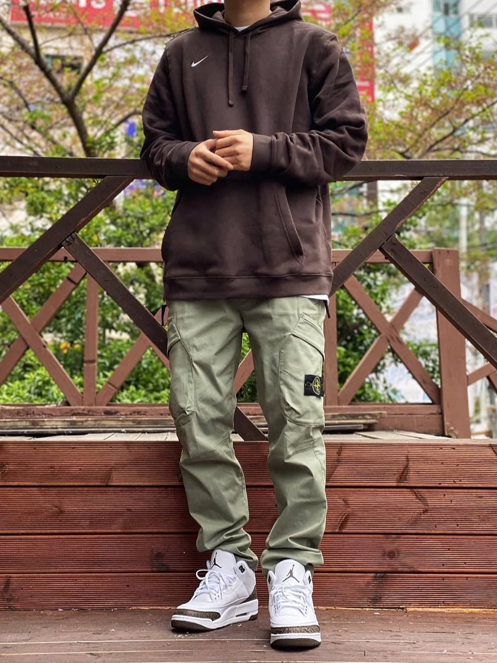 Jordan 3 Retro Mocha 2018 착용 스타일 - 1