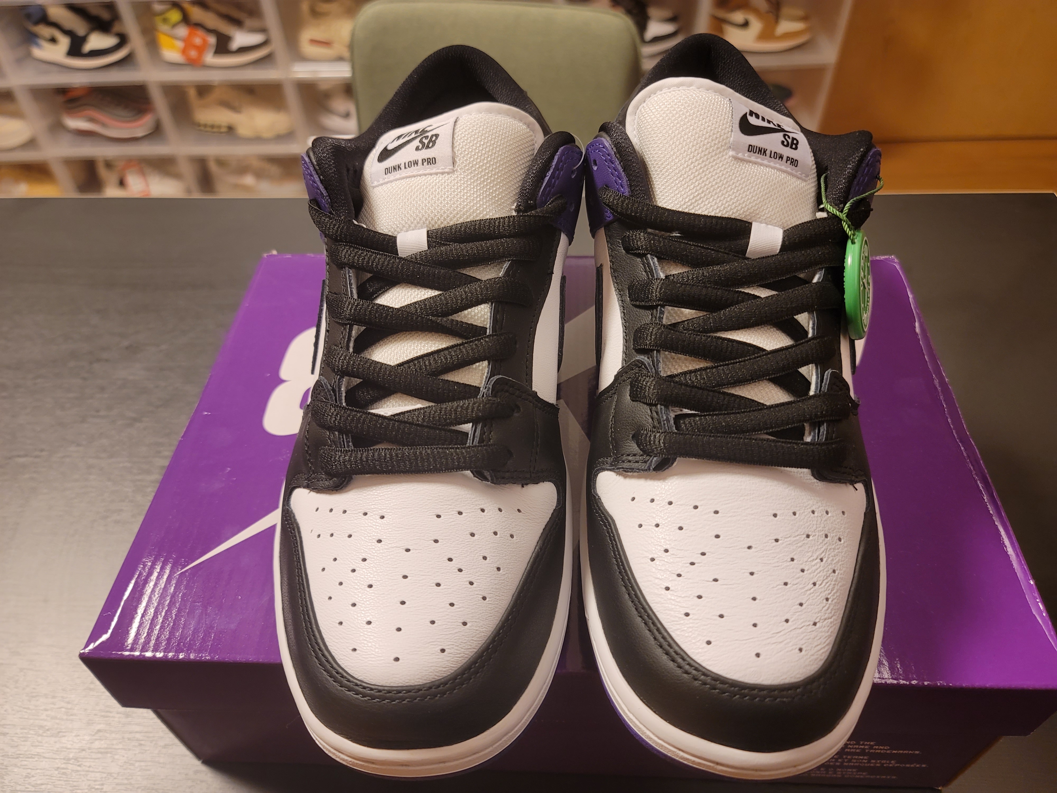 Nike SB Dunk Low Pro Court Purple 착용 스타일 - 1