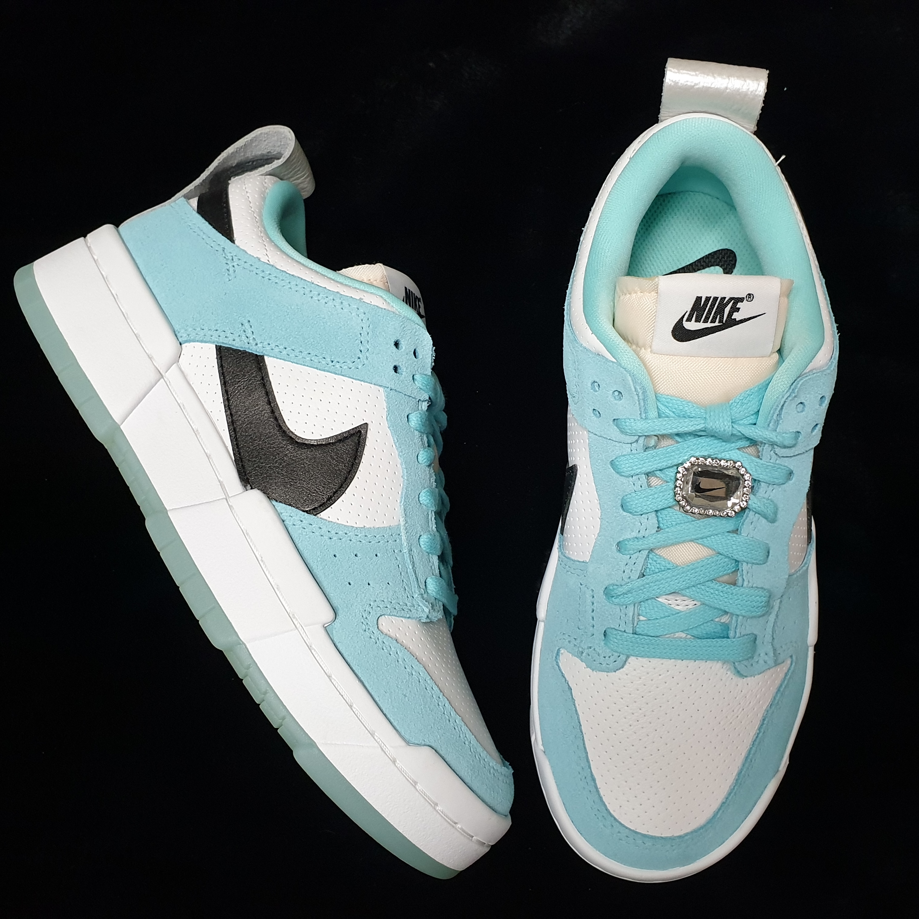 (W) Nike Dunk Low Disrupt Copa 착용 스타일 - 1