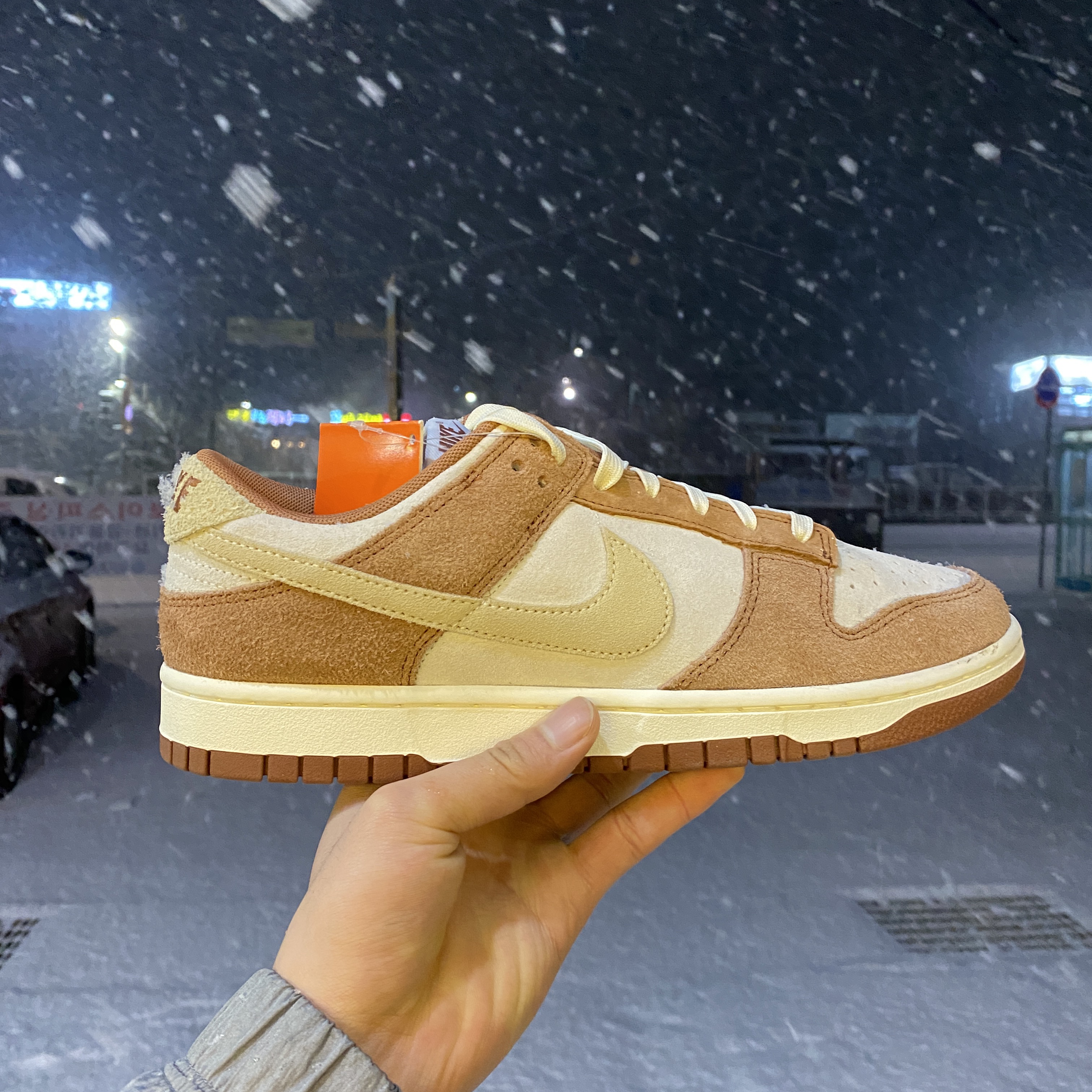 Nike Dunk Low Pro Premium Medium Curry 착용 스타일