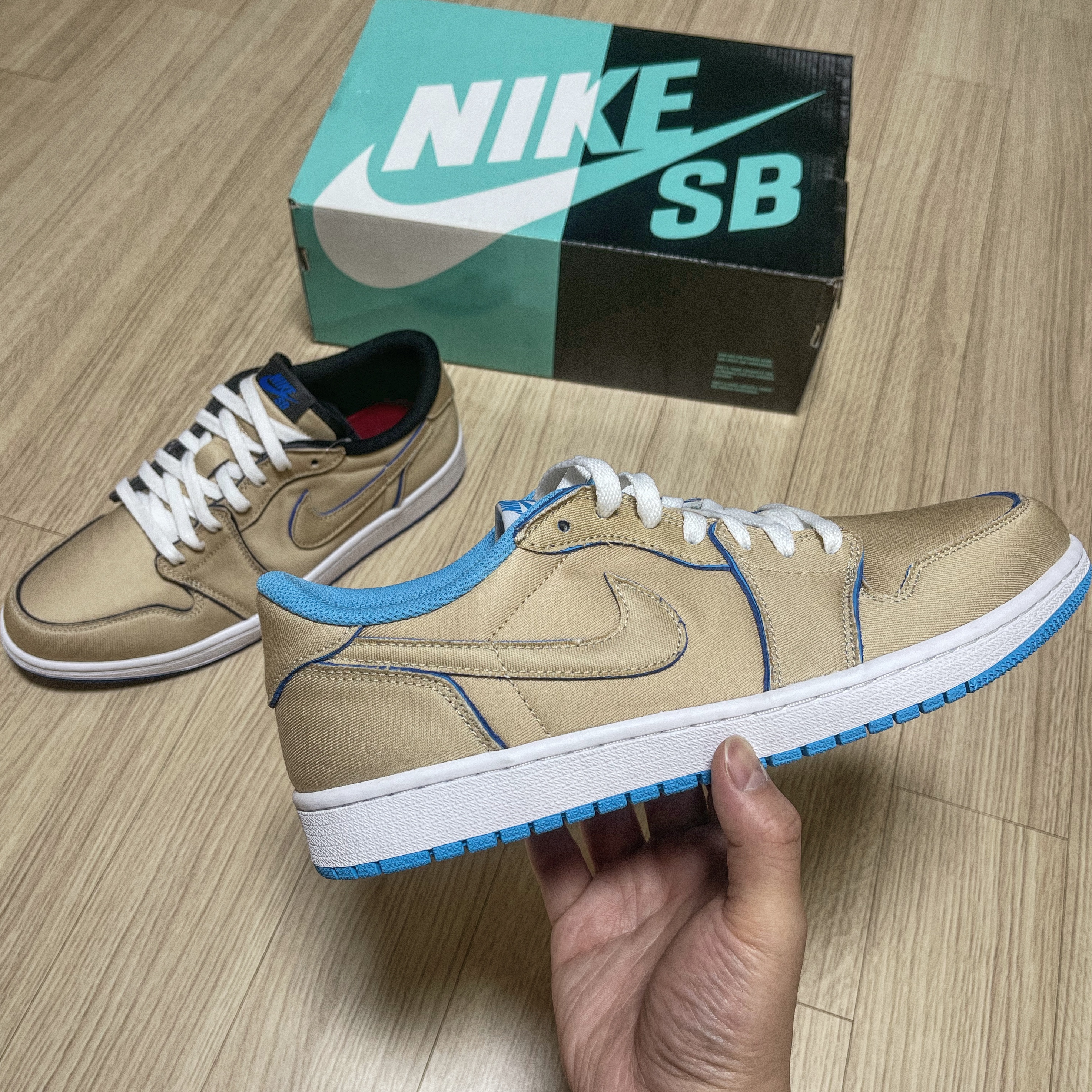 Jordan 1 x Lance Mountain Low SB QS Desert Ore 착용 스타일 - 3