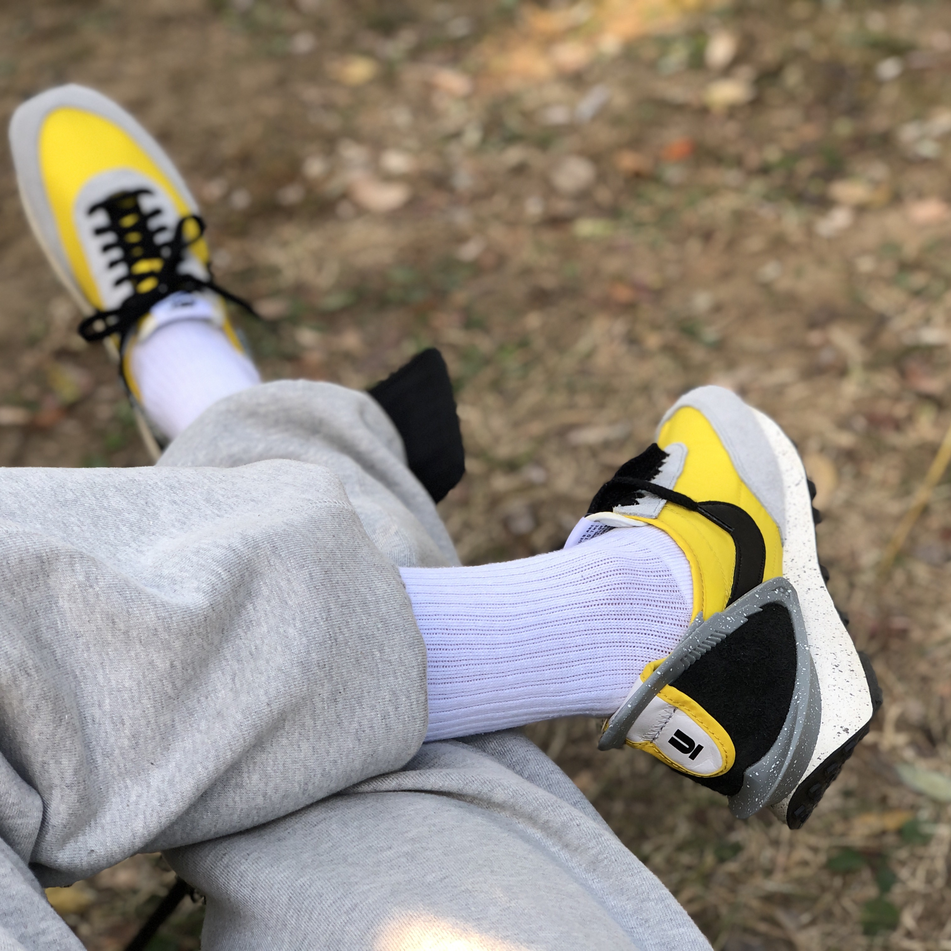 Nike x Undercover Daybreak Bright Citron 착용 스타일