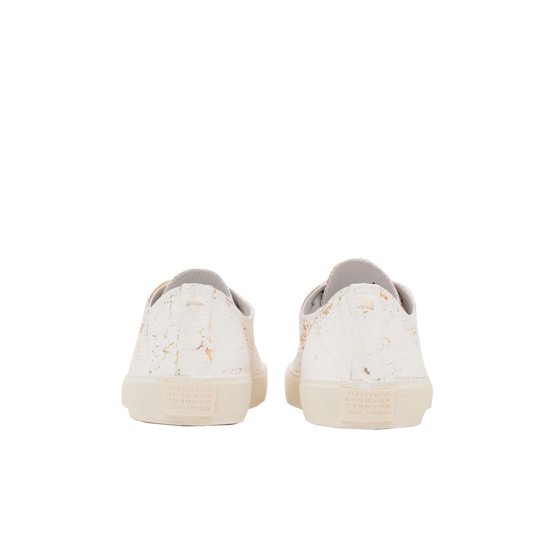 메종 마르지엘라 타비 로우 크랙 페인트 화이트 골드(Maison Margiela Tabi Low Cracked Paint White Gold) - 2