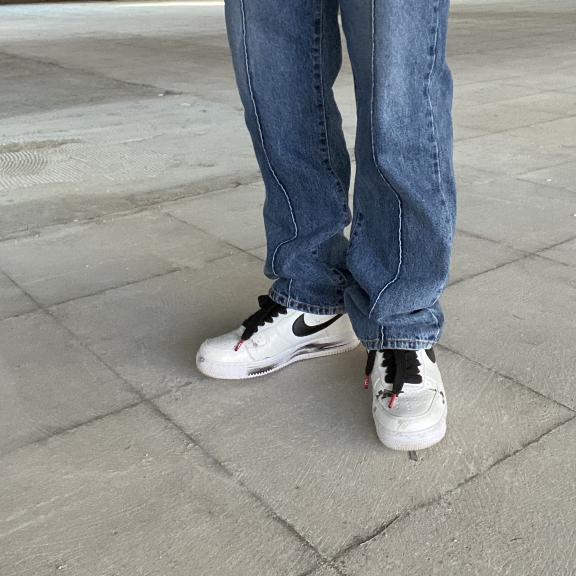 Nike x Peaceminusone Air Force 1 Low Para-Noise 2.0 착용 스타일 - 1