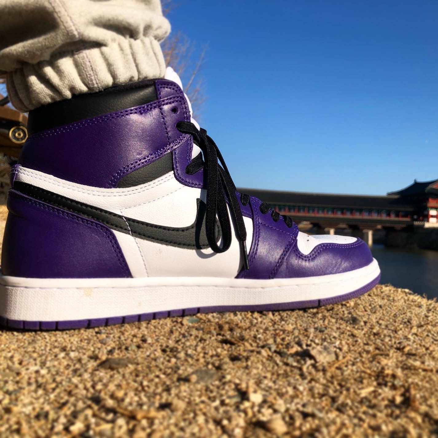 Jordan 1 Retro High OG Court Purple 2020 착용 스타일