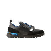 Prada Mechano Leather Black Voyage Blue