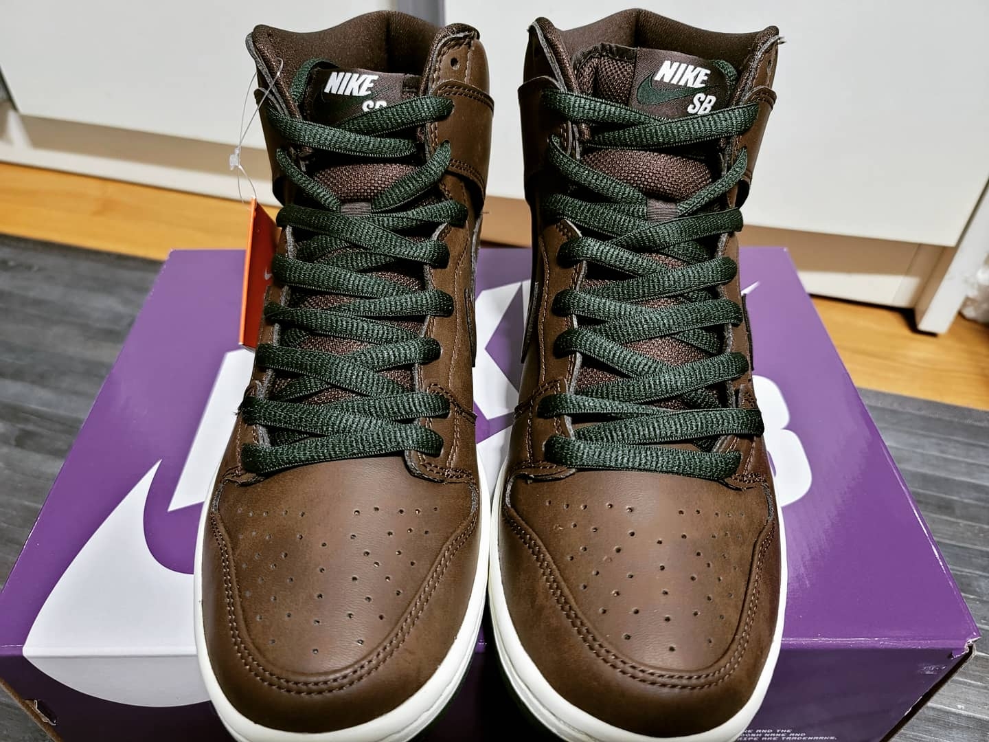 Nike SB Dunk High Pro Baroque Brown 착용 스타일 - 3