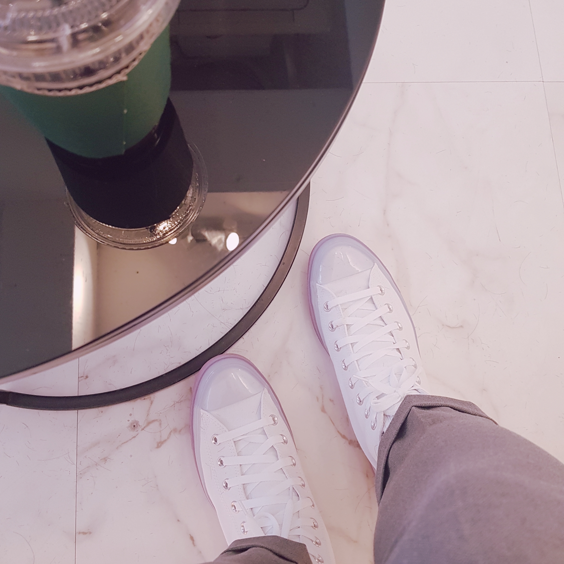 Converse Chuck Taylor All Star CX Ox White Wild Mango 착용 스타일