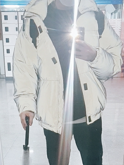 Essentials Puffer Jacket Black Reflective - 20FW, Essentials 3D Silicon Applique Crewneck Dark Slate/Black 2020 착용 스타일 - 2
