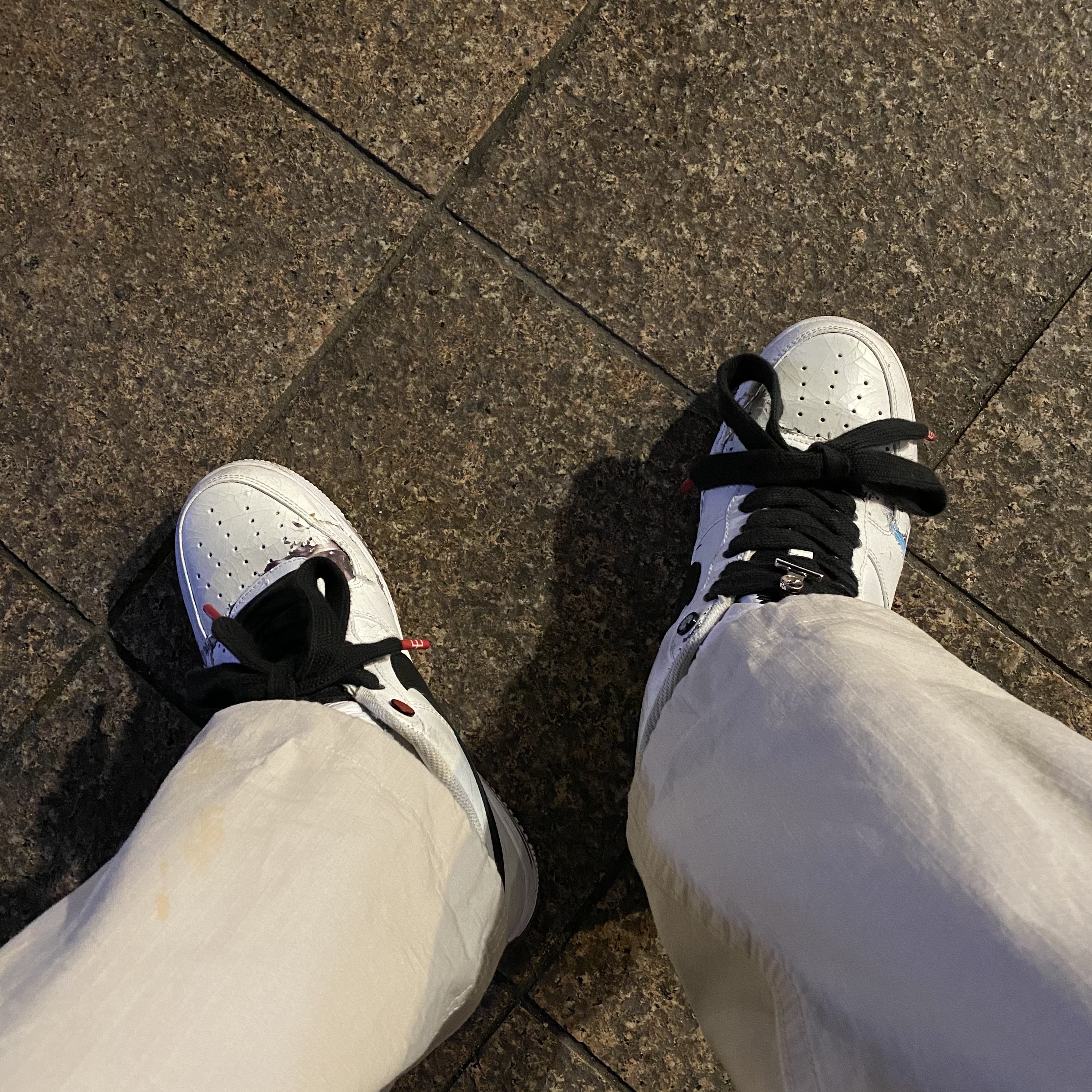 Nike x Peaceminusone Air Force 1 Low Para-Noise 2.0 착용 스타일
